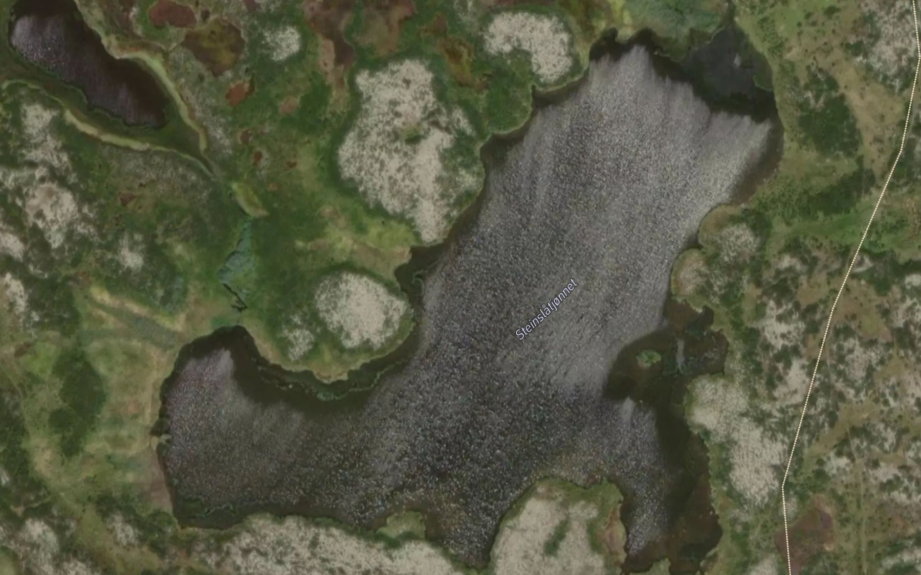 Satellite map of the Steinslatjornet