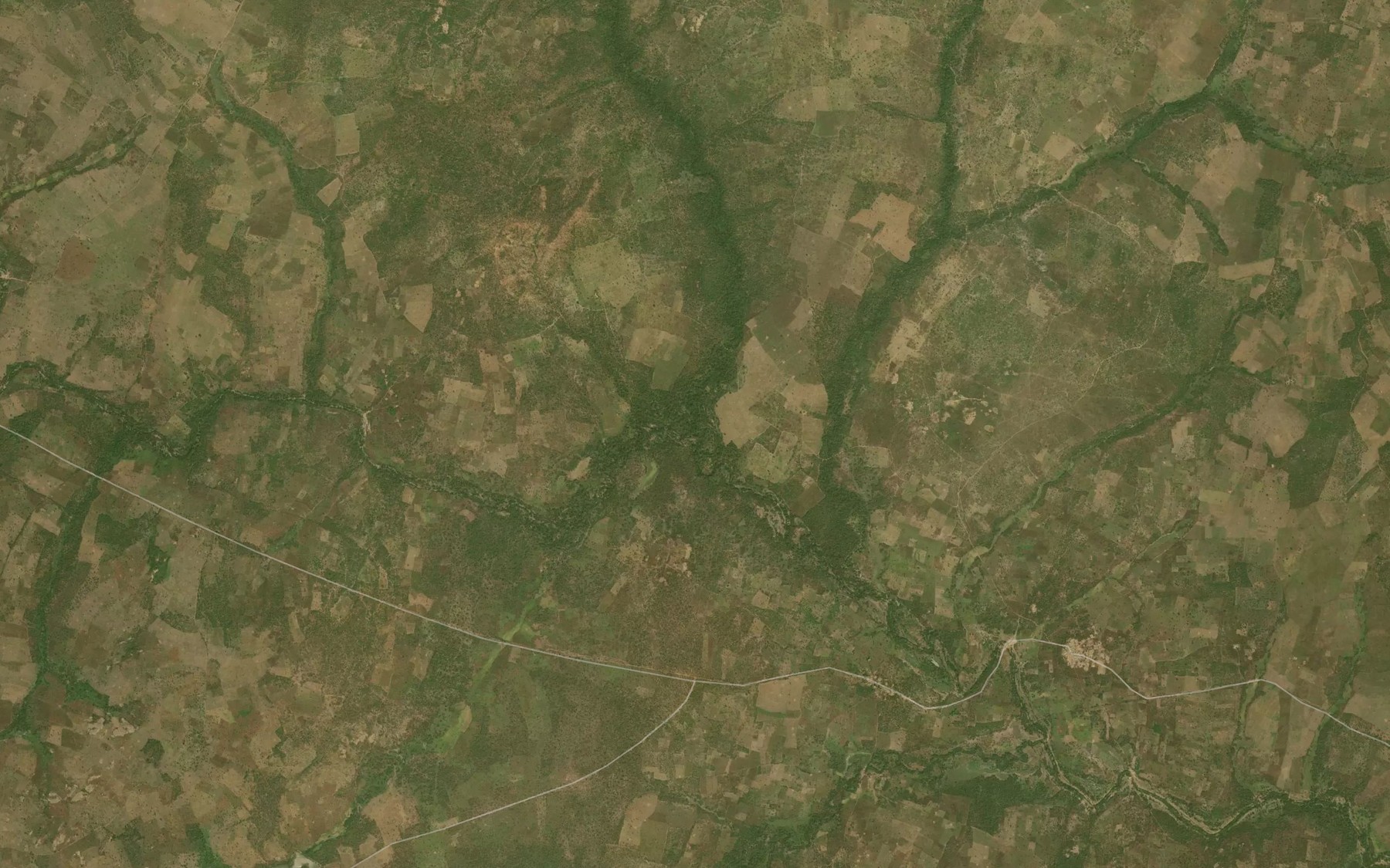 Satellite map of the River Opi