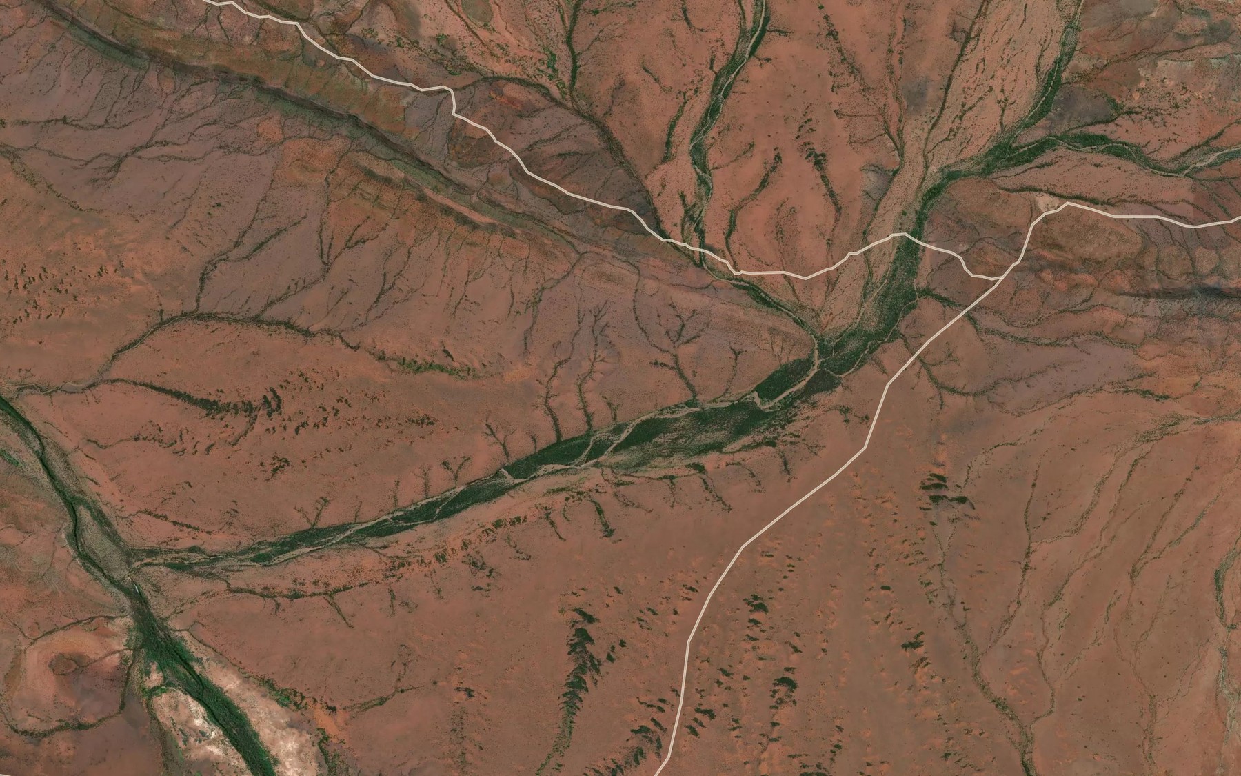 Satellite map of the Julia Pool