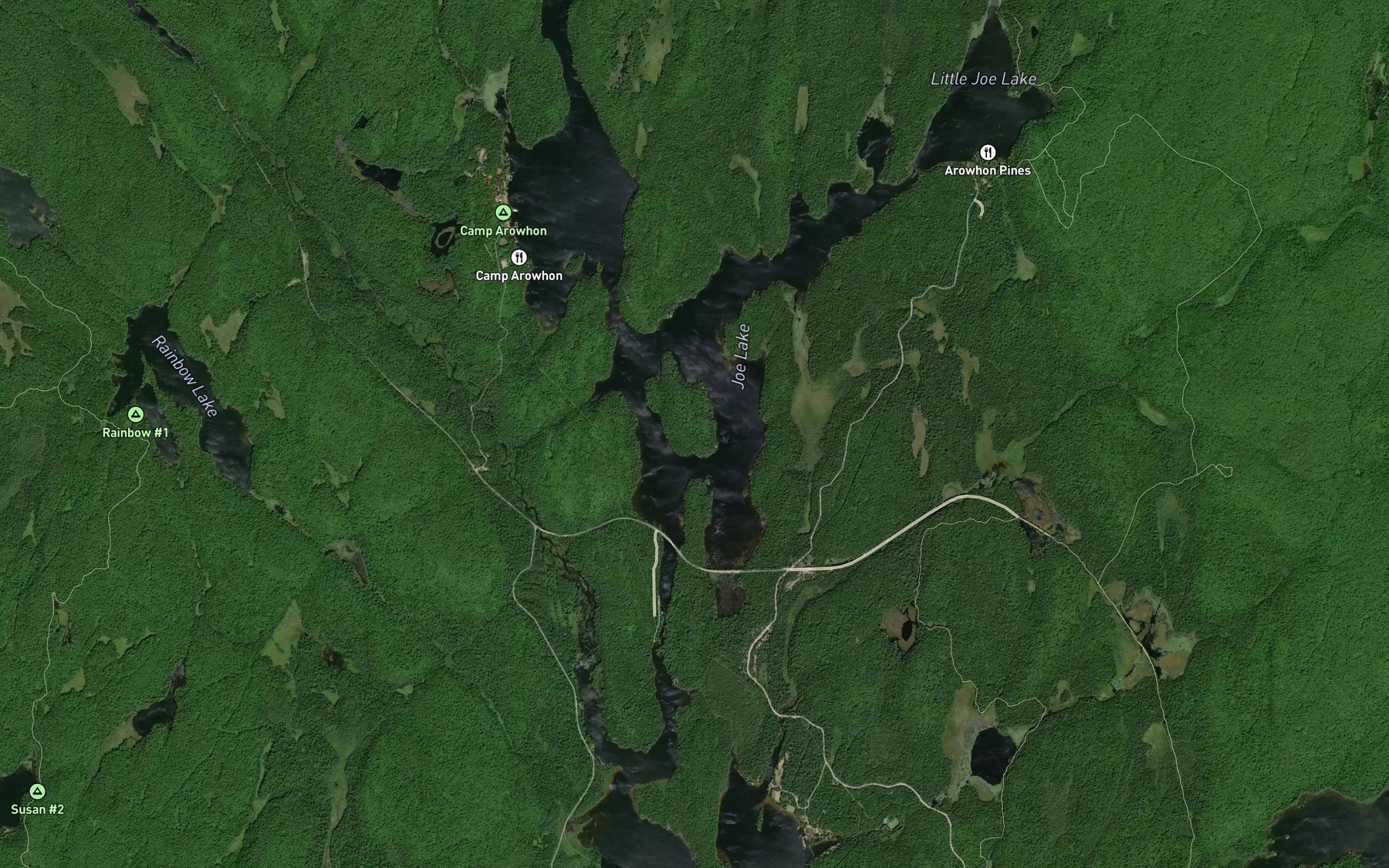 Satellite map of the Western Gap