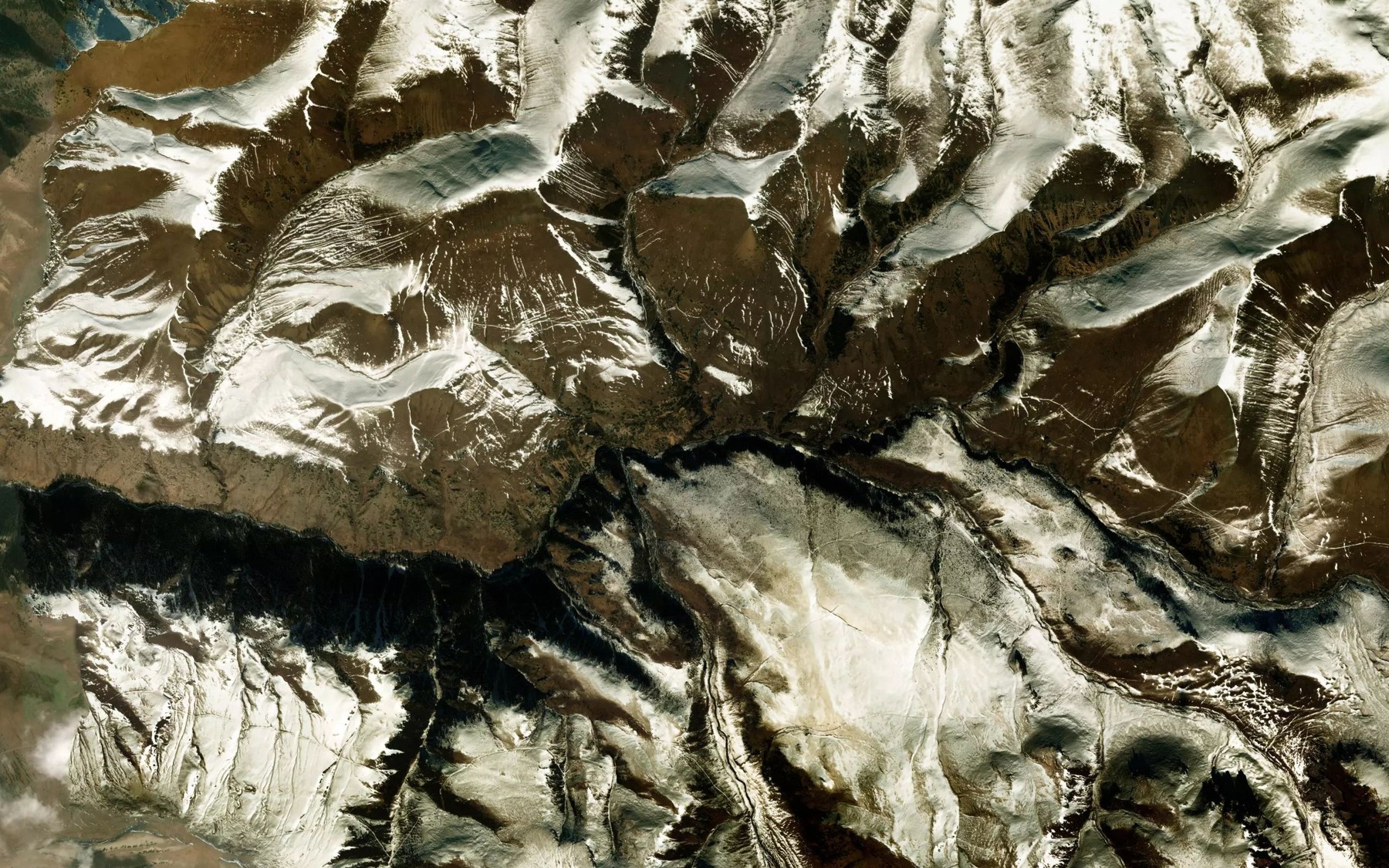 Satellite map of the Bashbulak