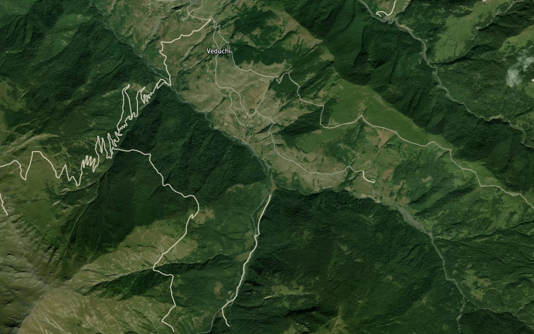 Satellite map of the Mskhiy