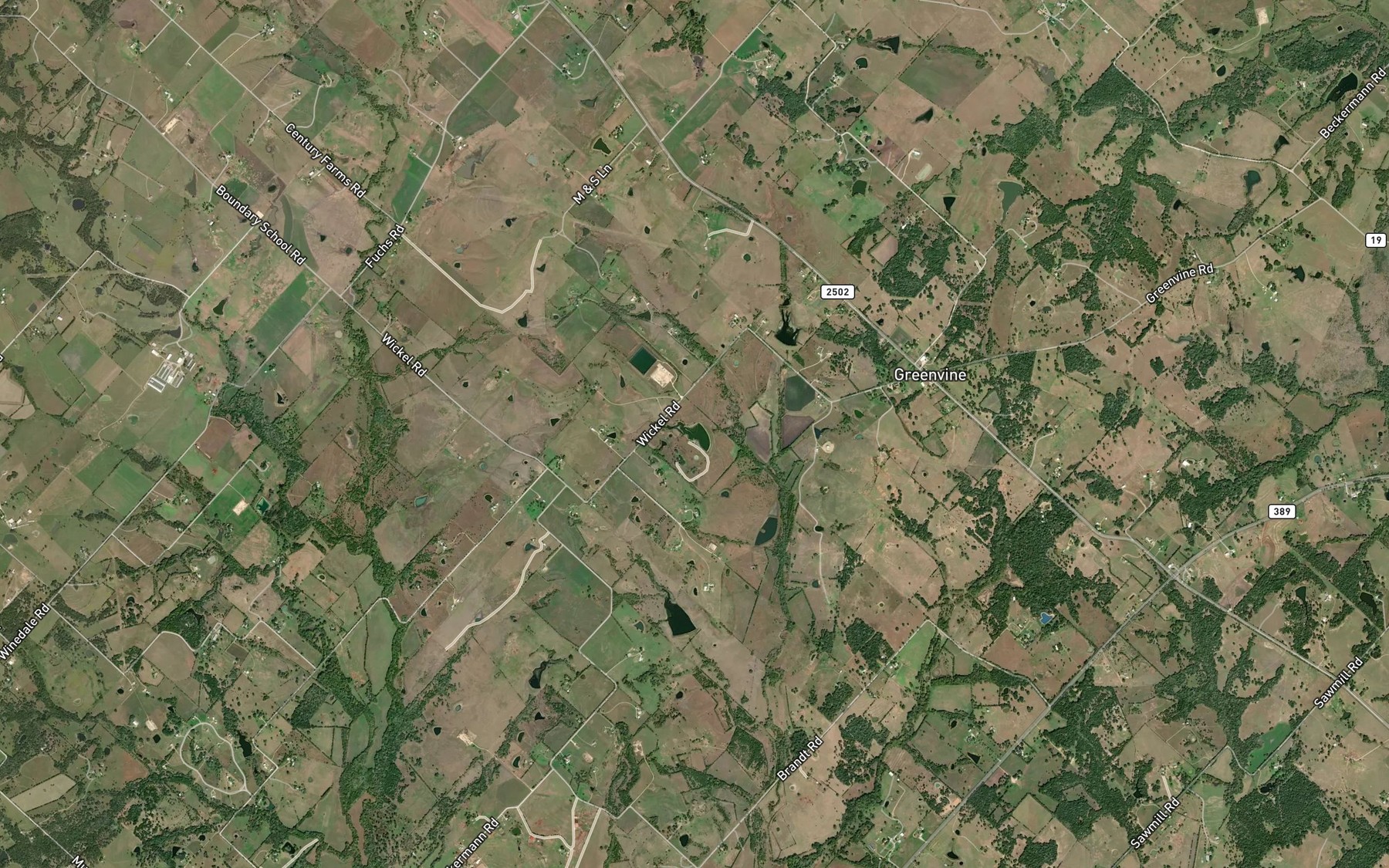 Satellite map of the Loftin Lake