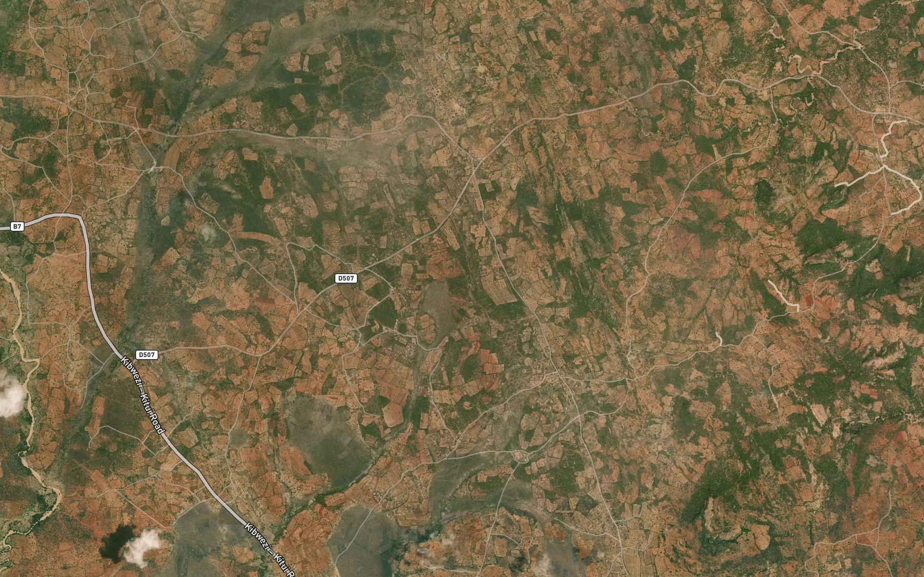 Satellite map of the Itoangi