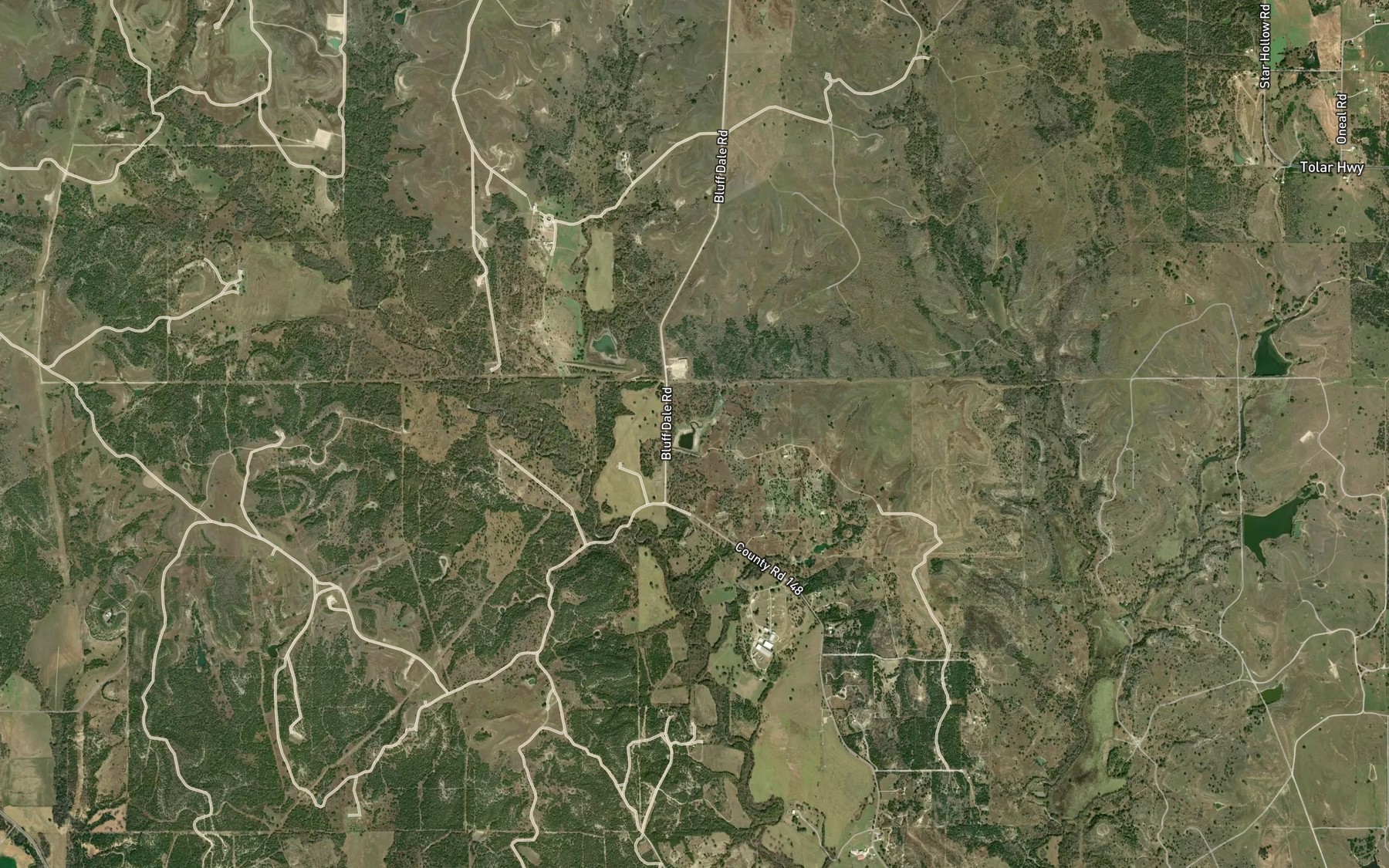 Satellite map of the Nutt Lake