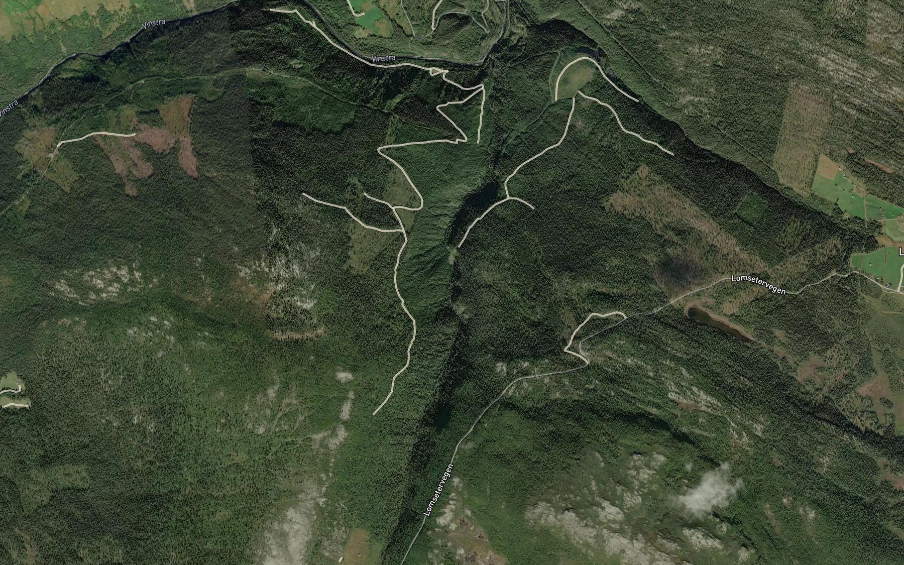 Satellite map of the Hatta