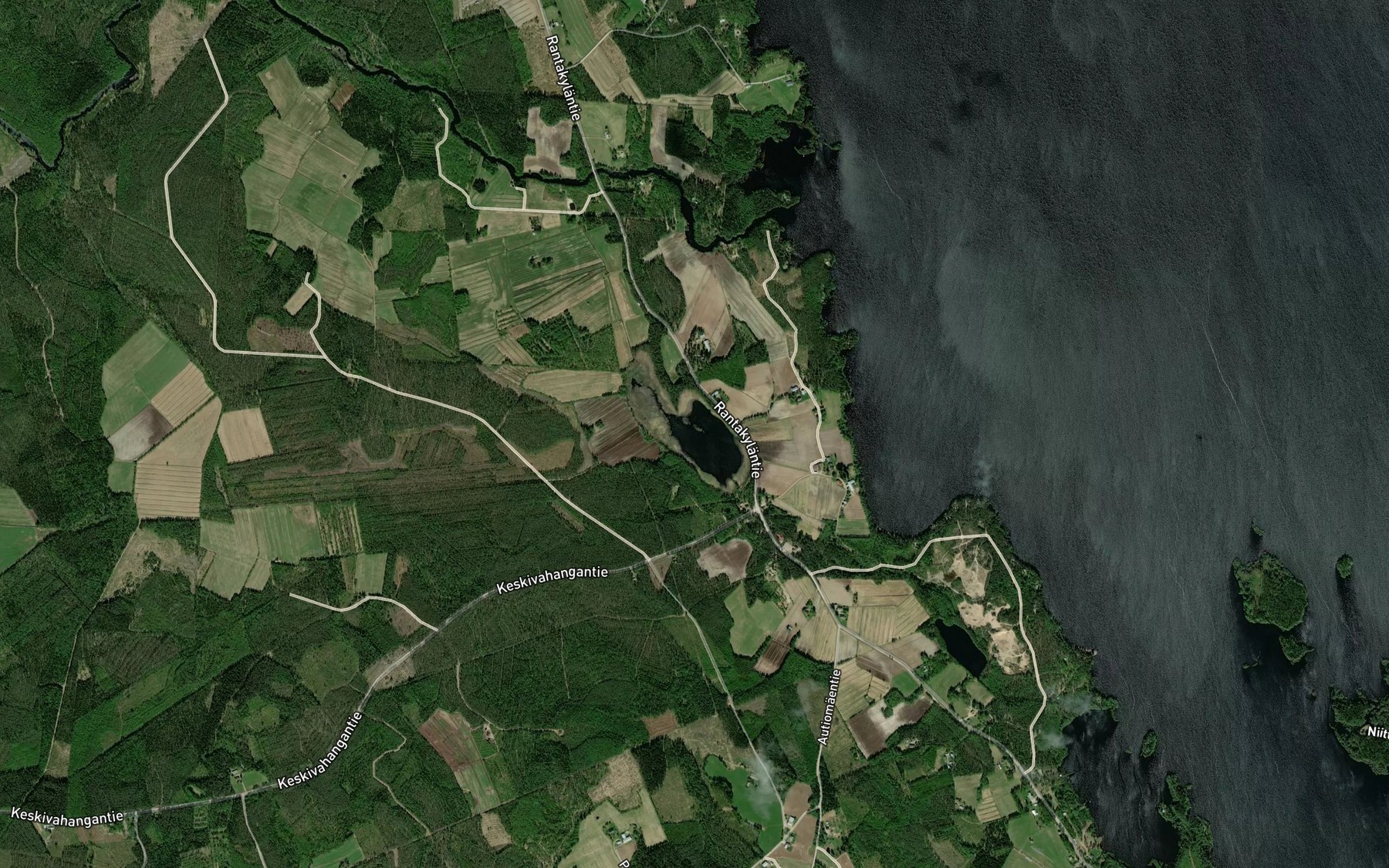 Satellite map of the Tohtaanlampi