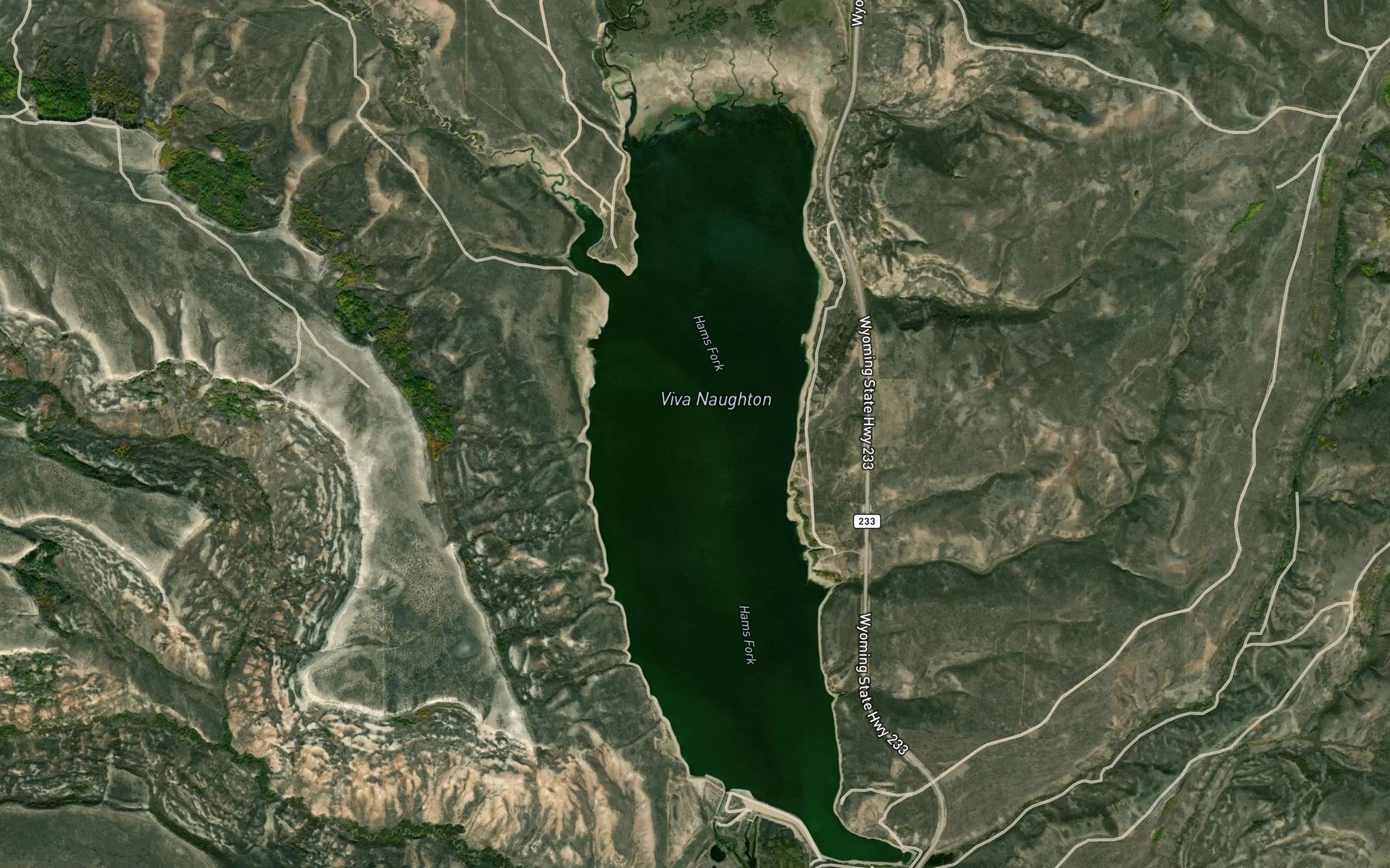 Satellite map of the Lake Viva Naughton