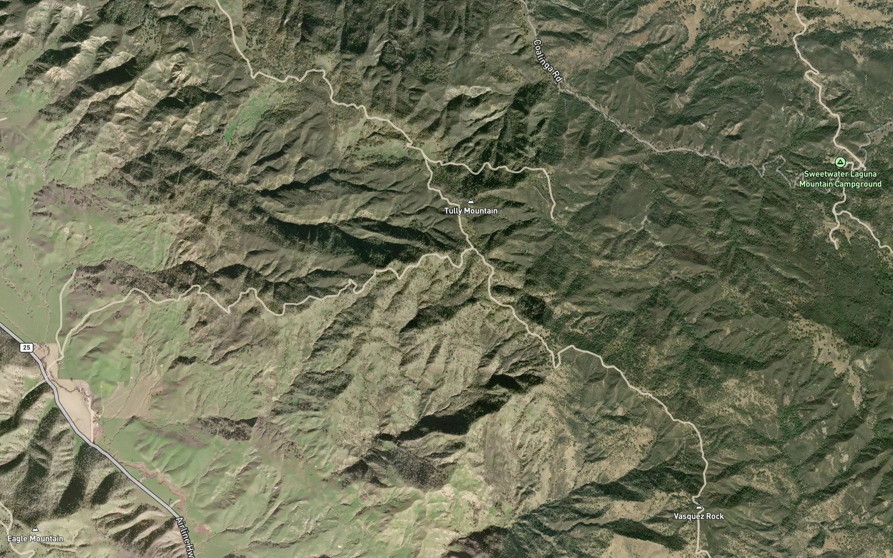 Satellite map of the Trough Spring