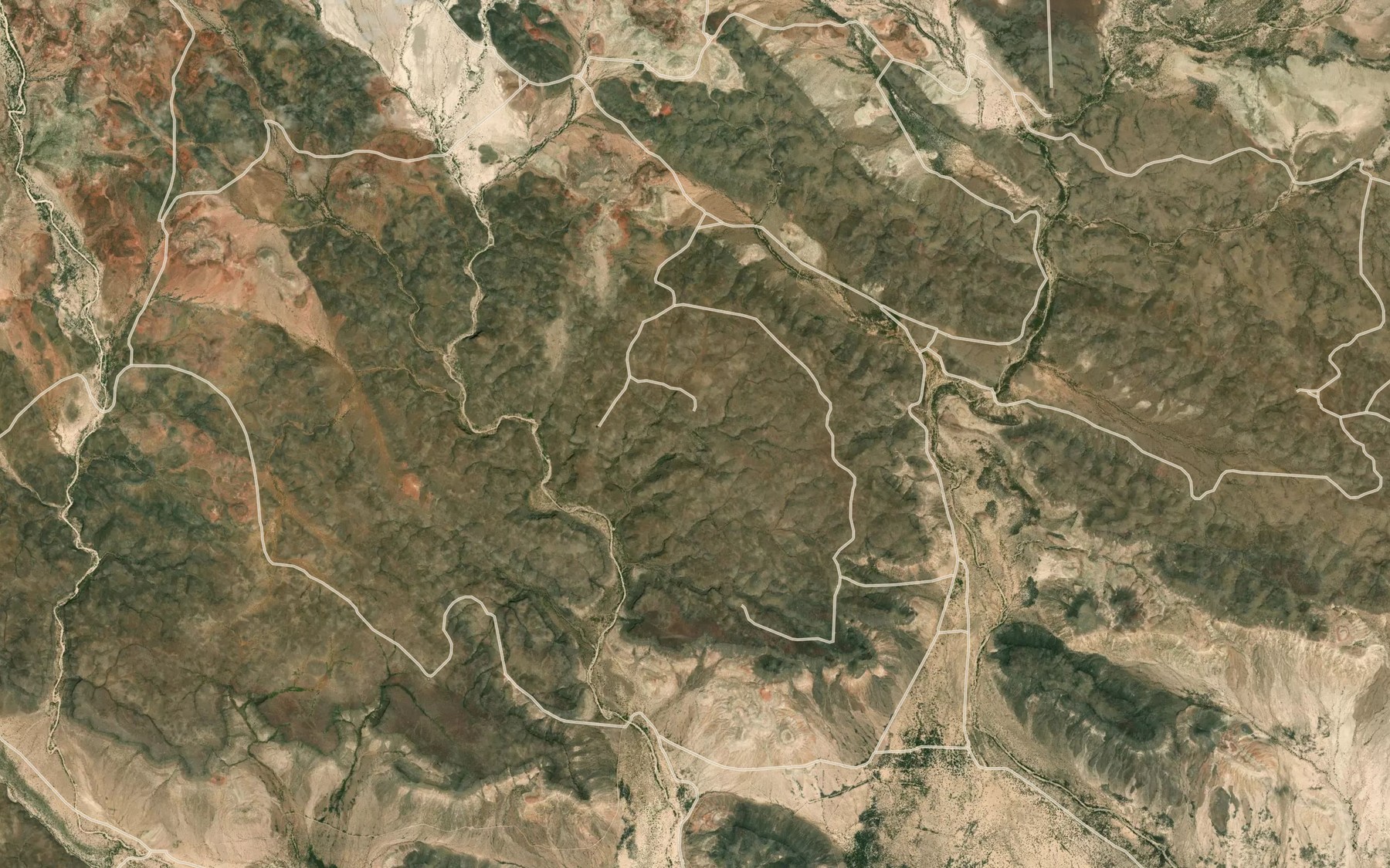 Satellite map of the Davenport Spring