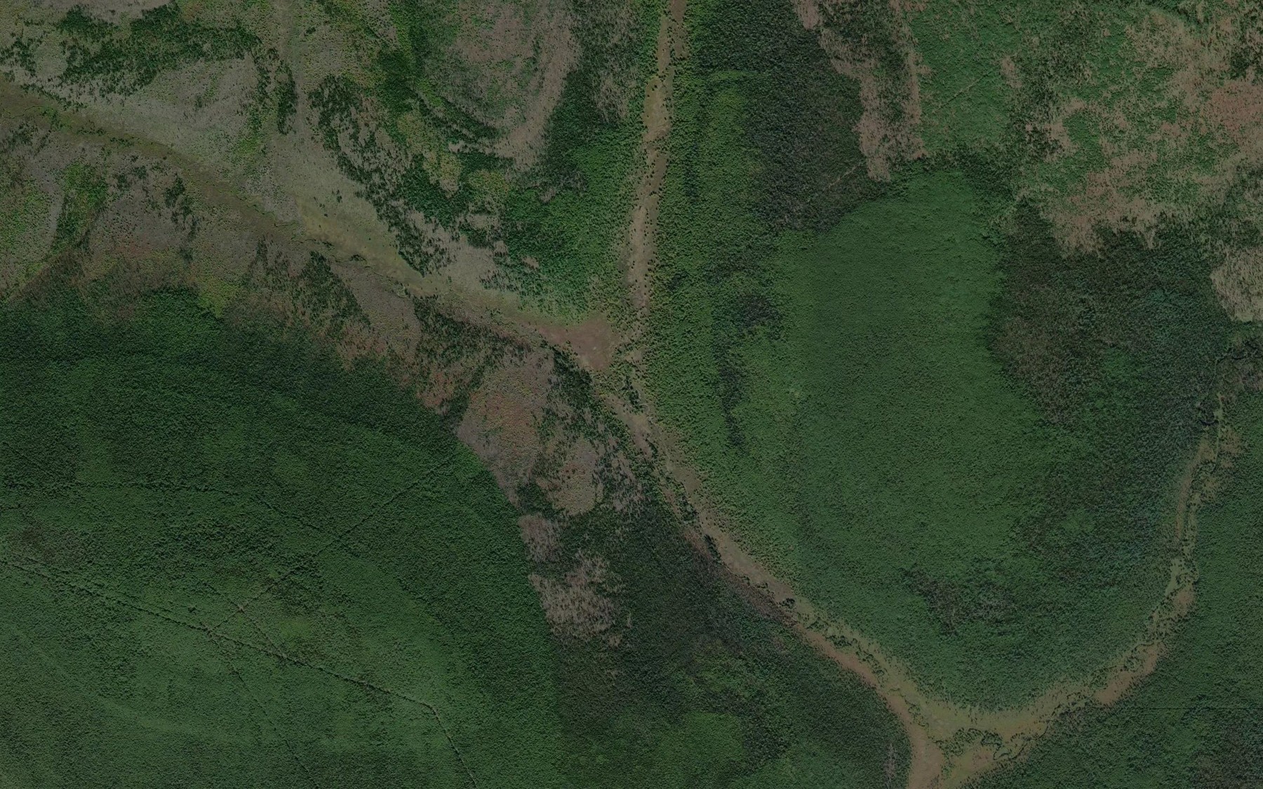 Satellite map of the Levaya Marikhta