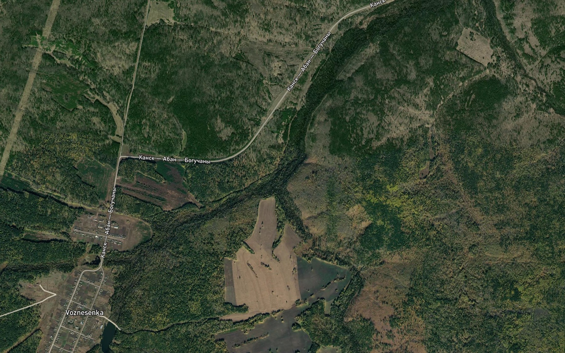 Satellite map of the Talaya