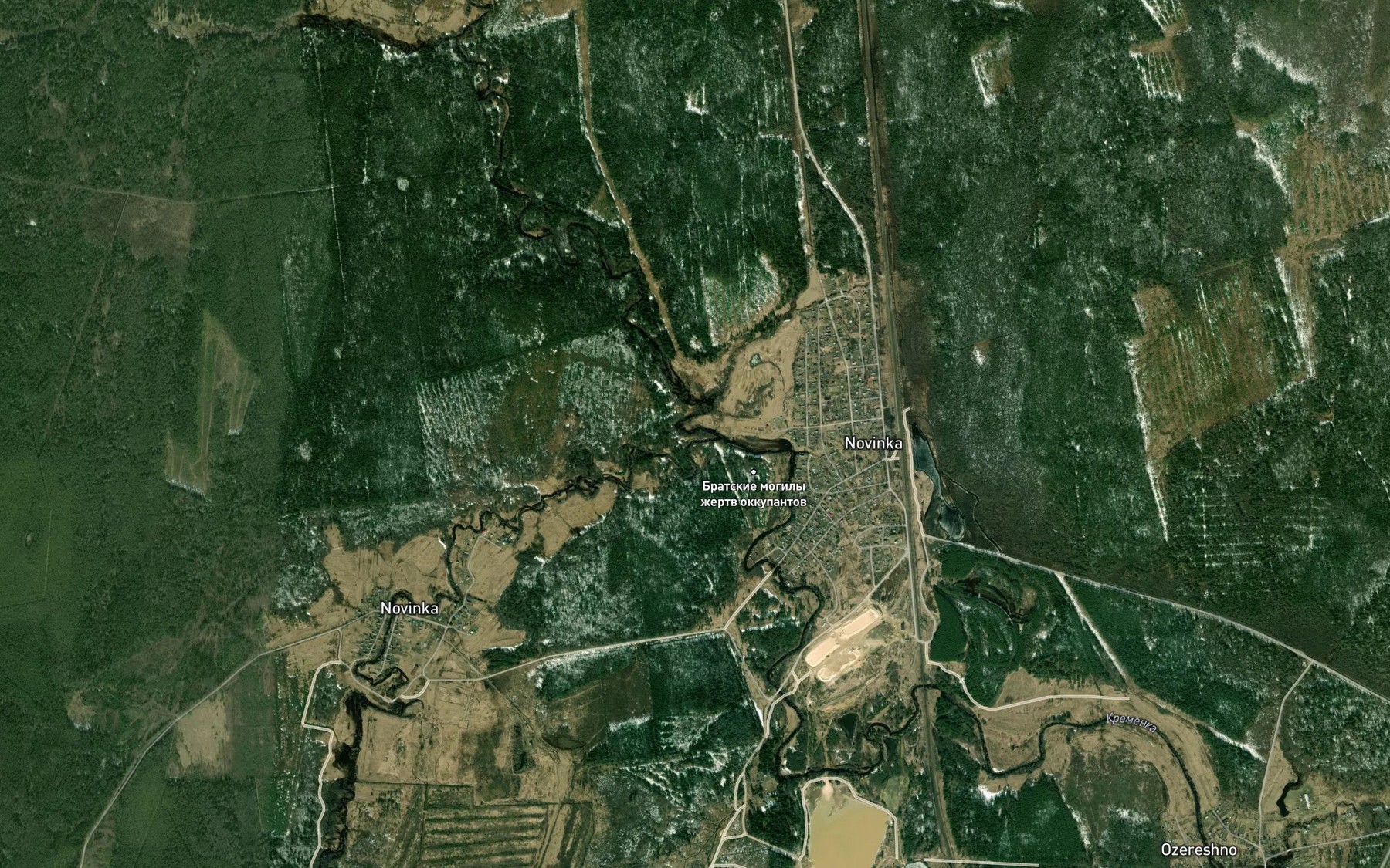 Satellite map of the Rakitinka