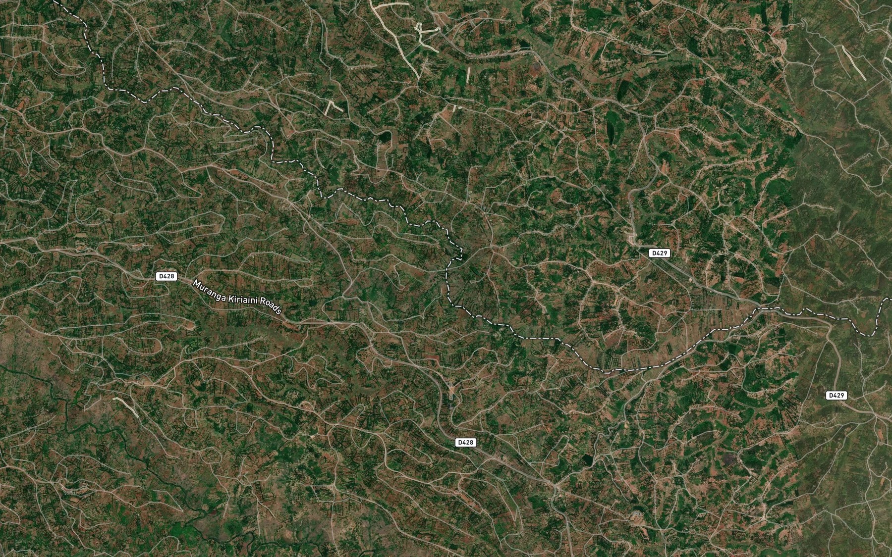 Satellite map of the Ndurumo