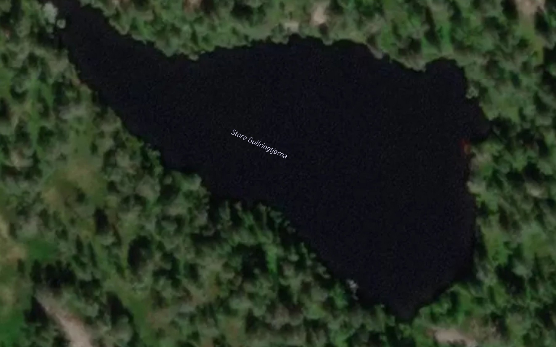 Satellite map of the Store Gullringtjorna