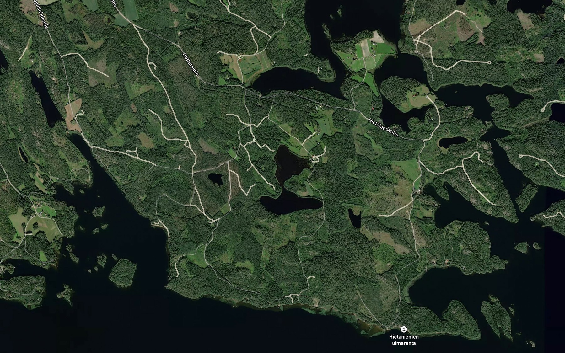 Satellite map of the Katmalampi