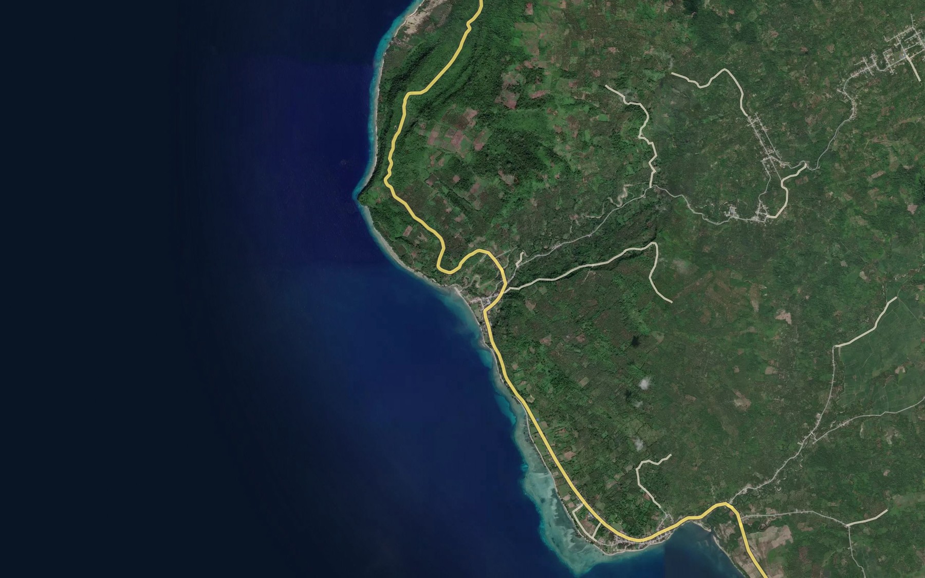Satellite map of the Bangkalang Long