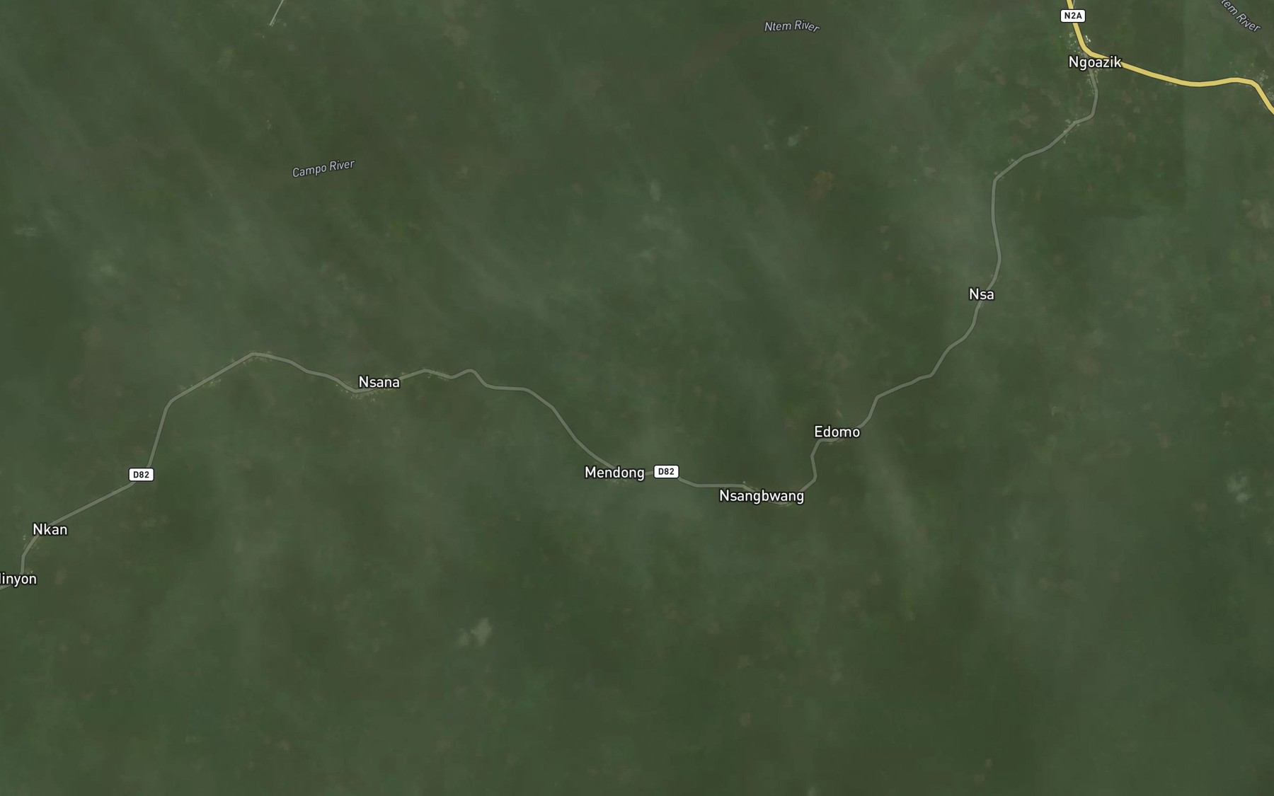 Satellite map of the Mboo