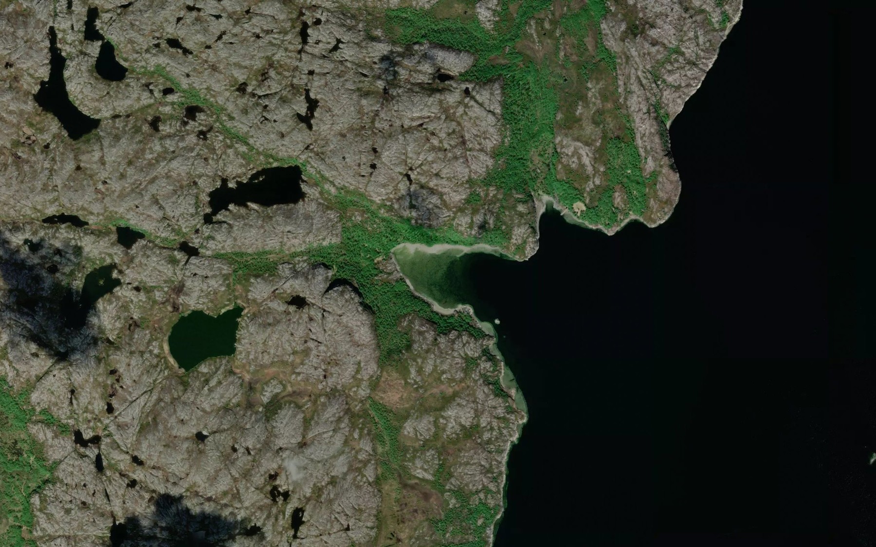 Satellite map of the Leirpollen
