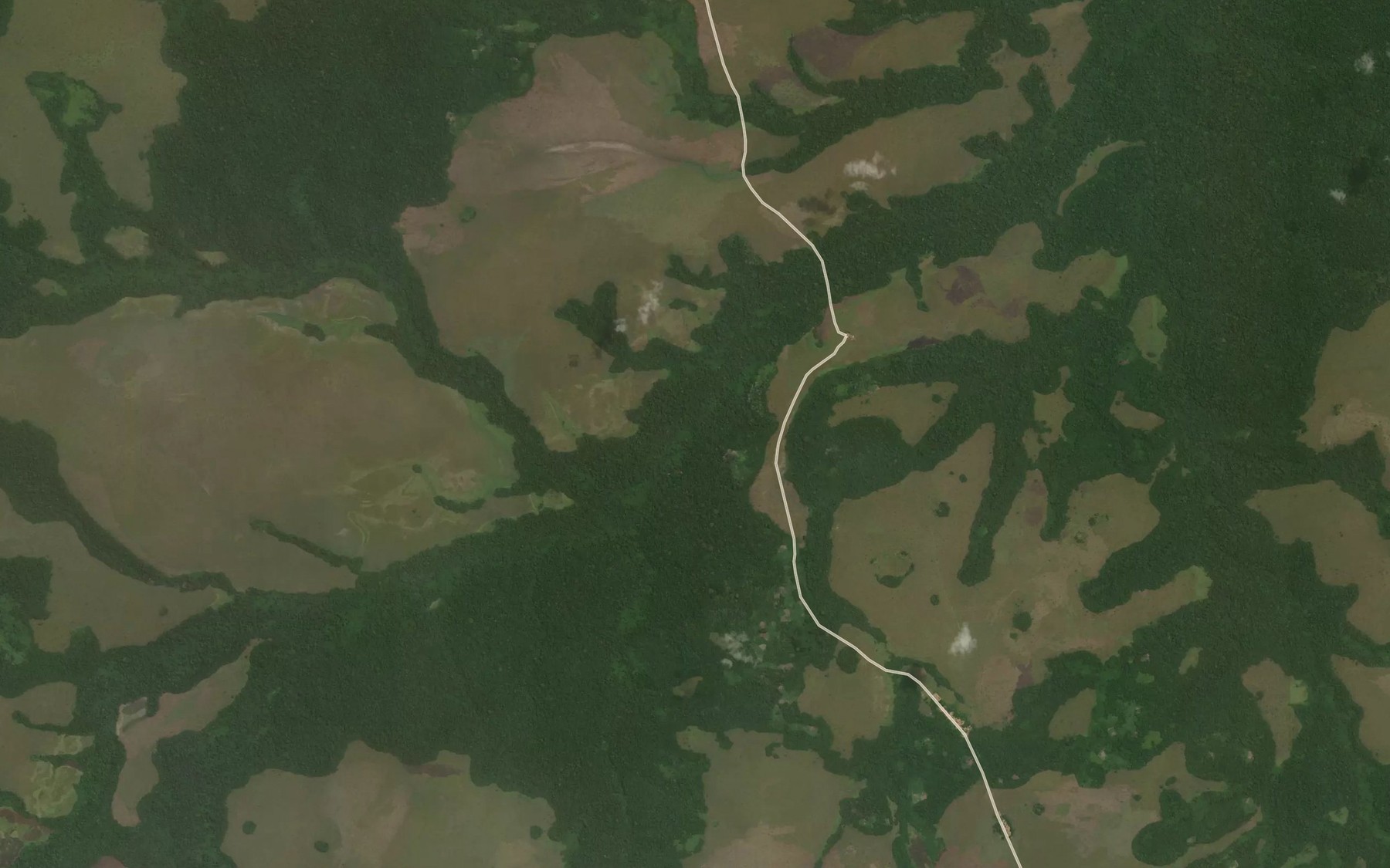 Satellite map of the Ntaba