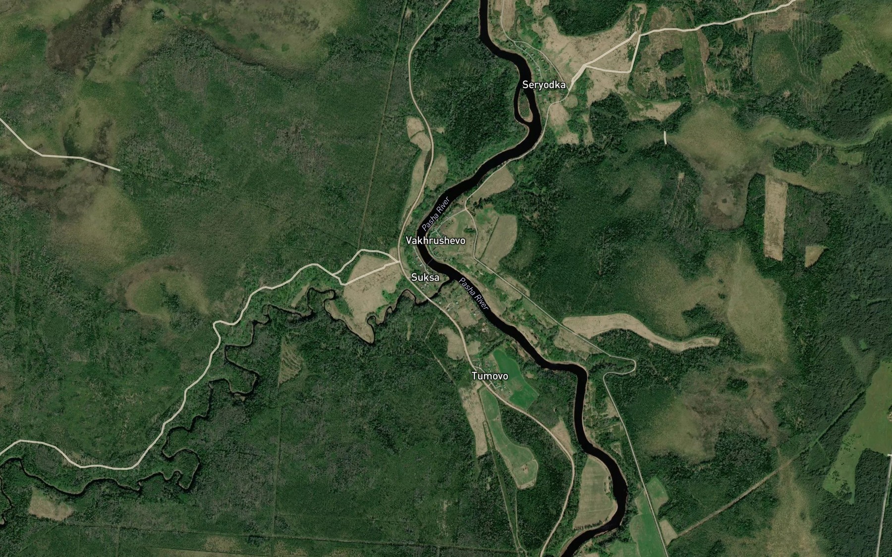 Satellite map of the Suksa