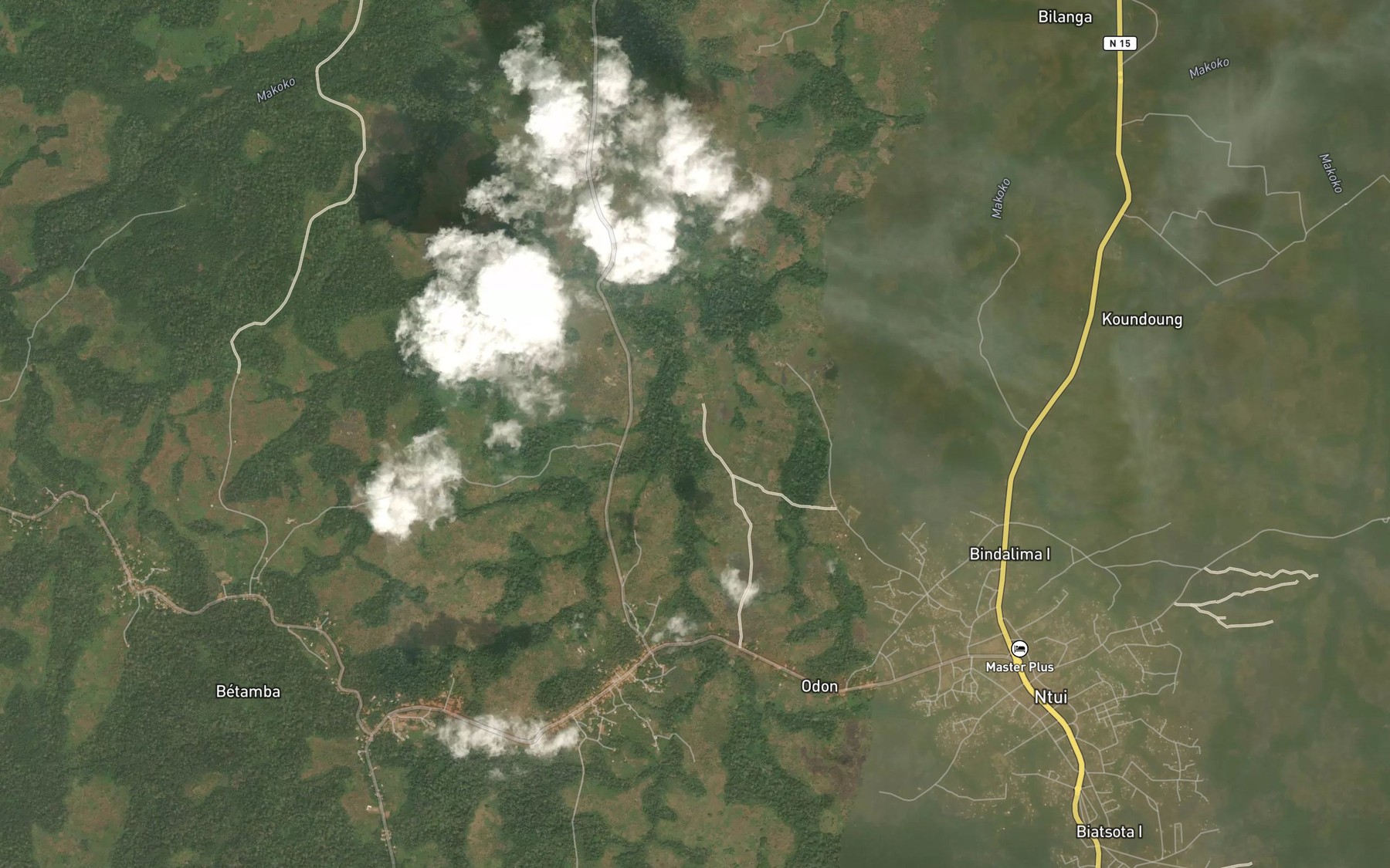 Satellite map of the Tatiamon