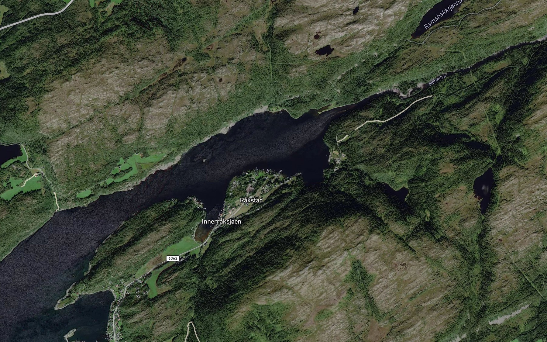 Satellite map of the Litlvika