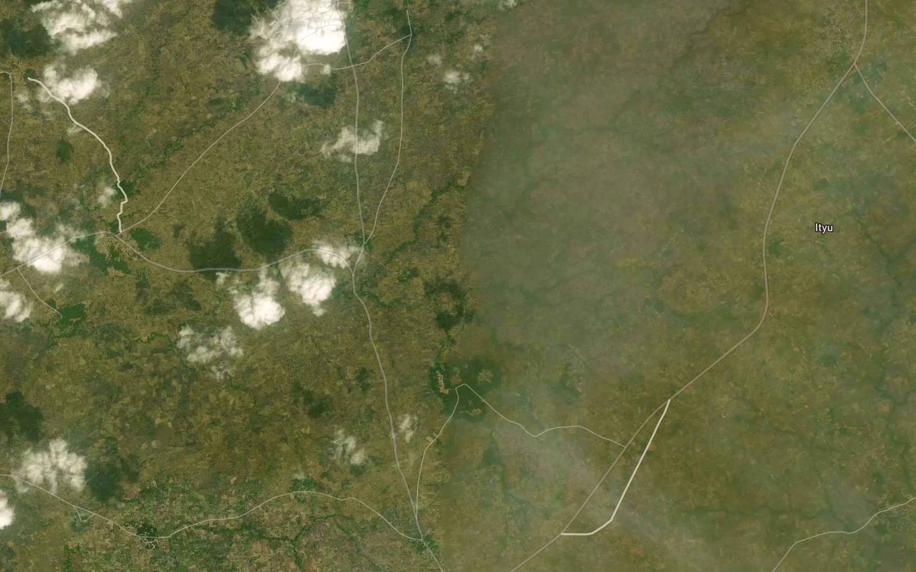 Satellite map of the River Anbar