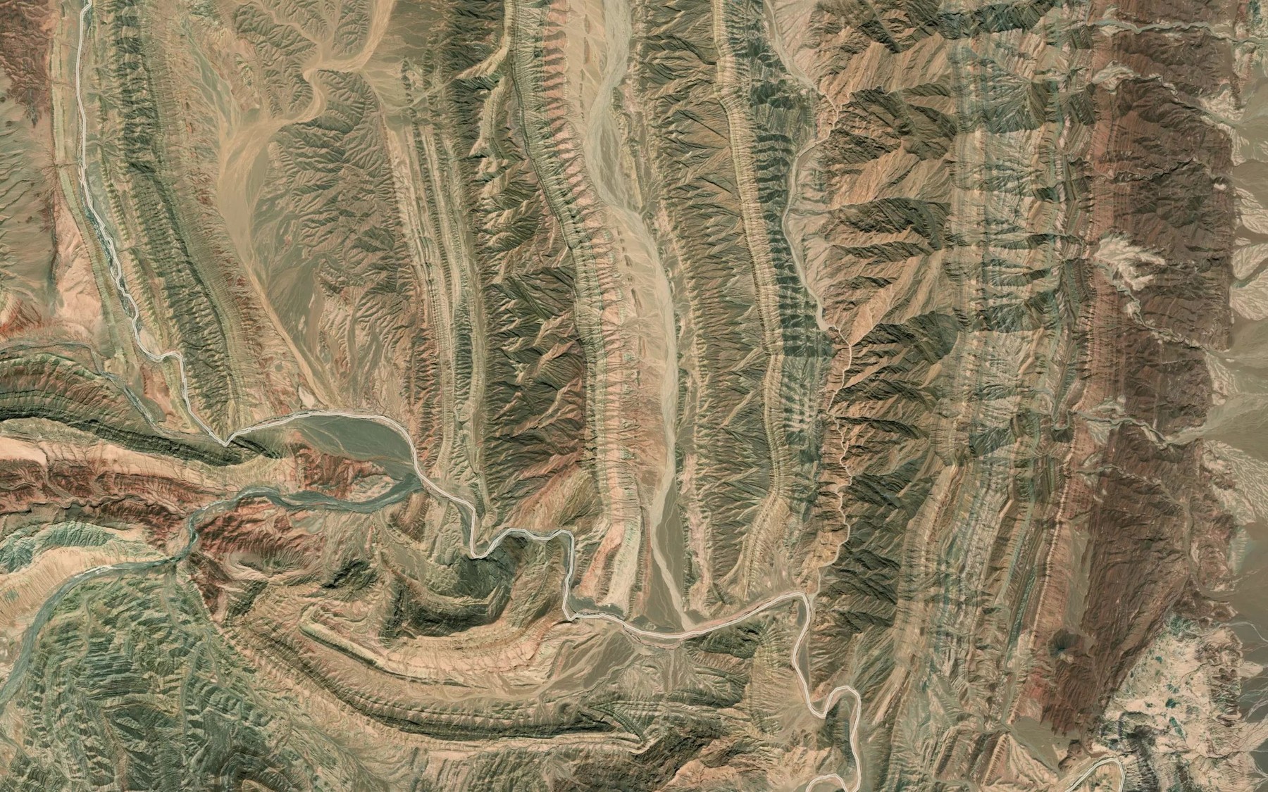 Satellite map of the Rudkhaneh-ye Sargardan