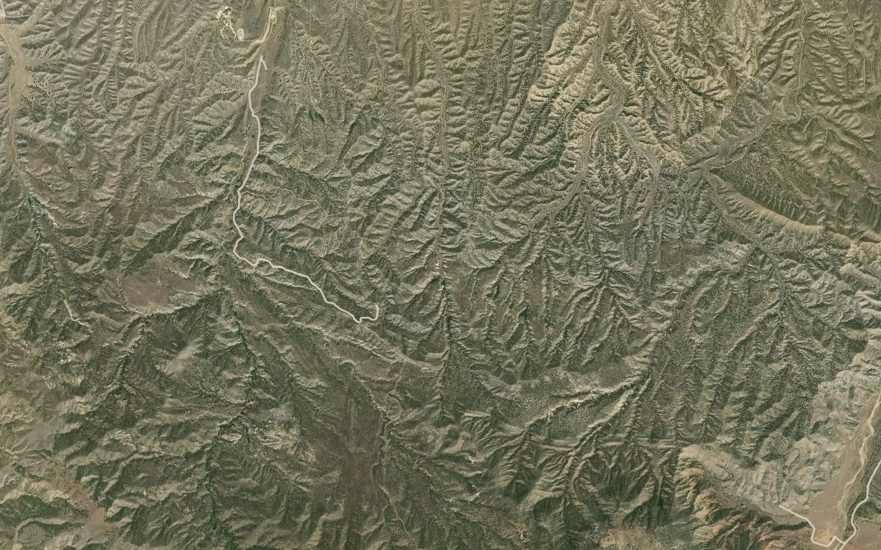 Satellite map of the Olive Spring