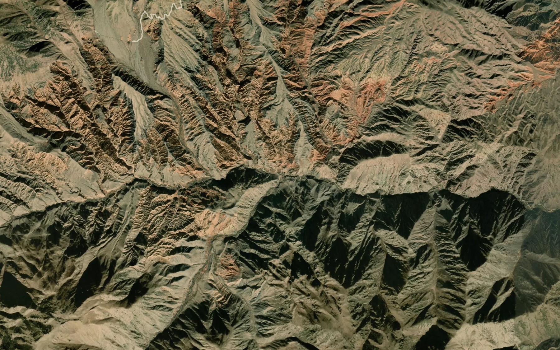 Satellite map of the Kokzharsu