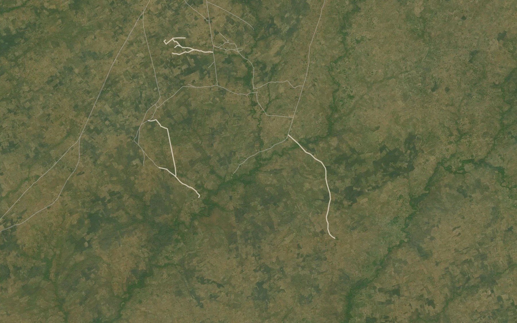 Satellite map of the River Unyon
