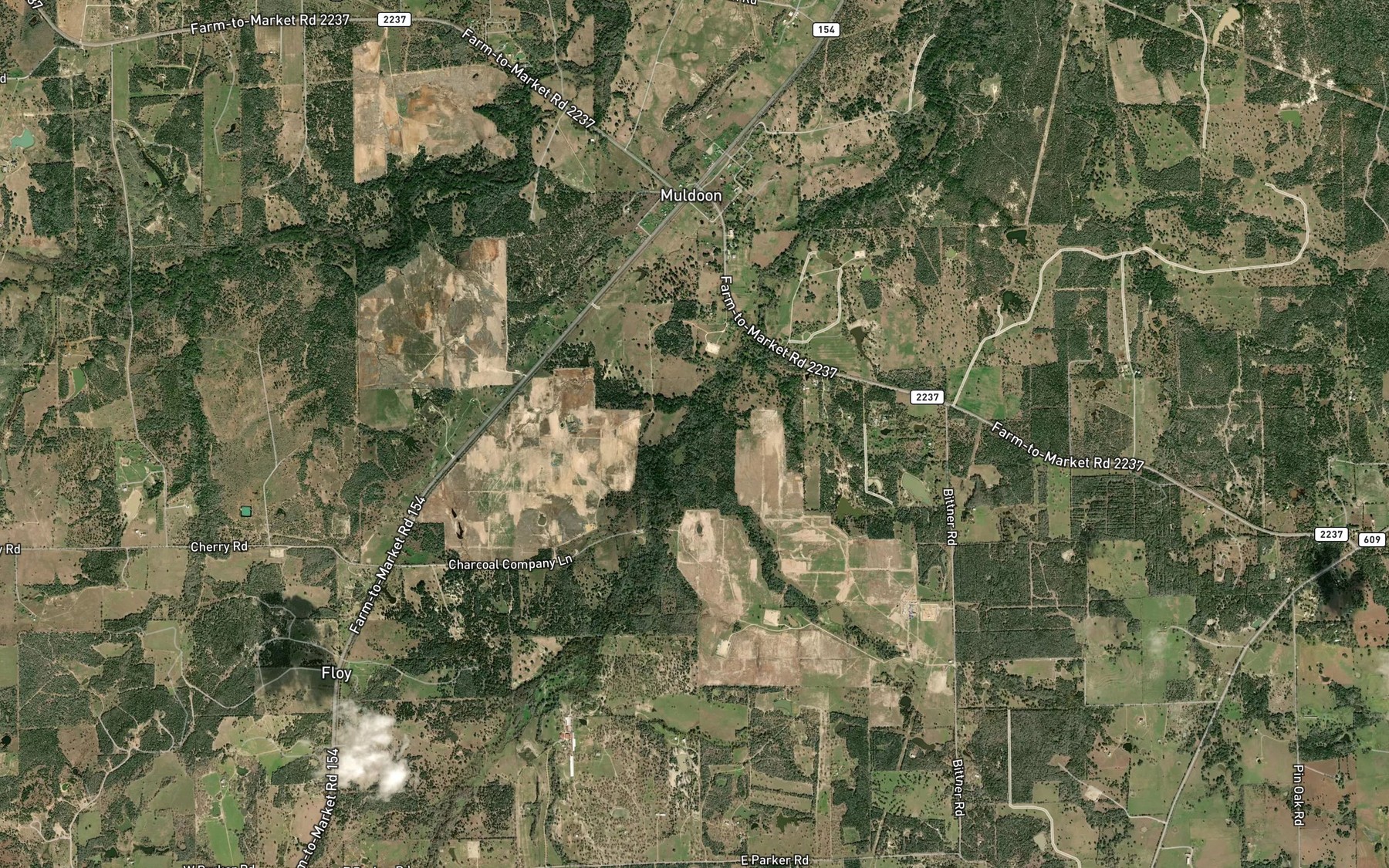 Satellite map of the Salt Branch