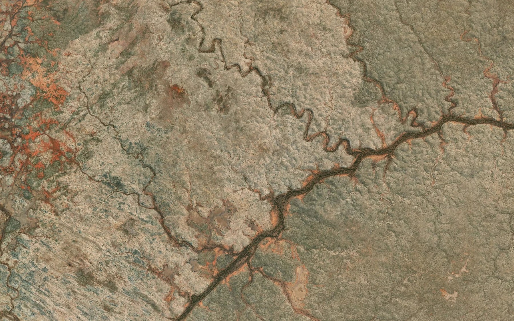 Satellite map of the Opal Creek