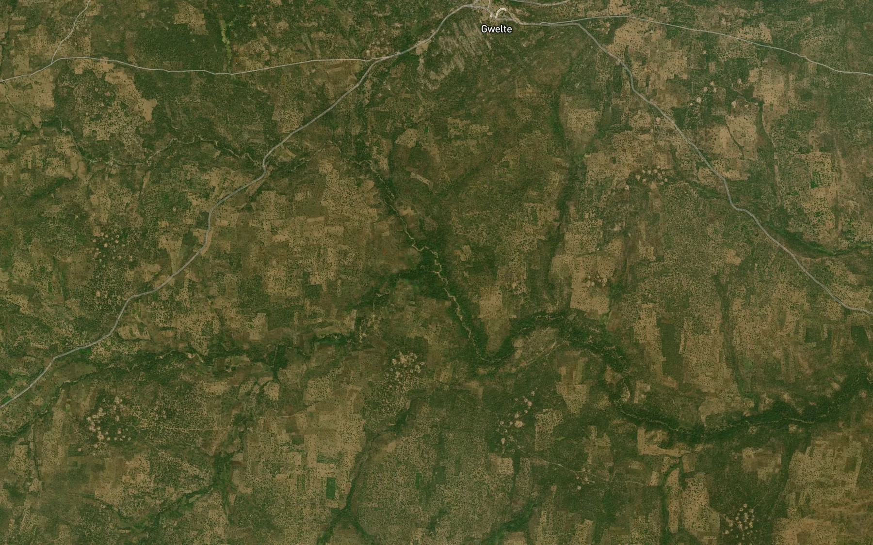 Satellite map of the River Kio