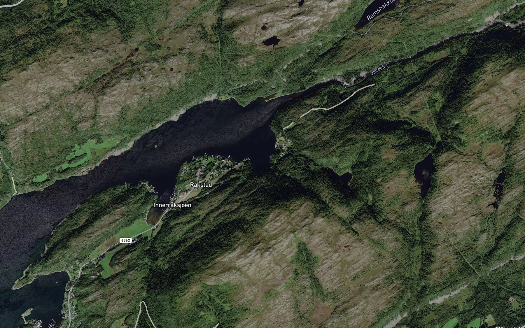 Satellite map of the Sandvika