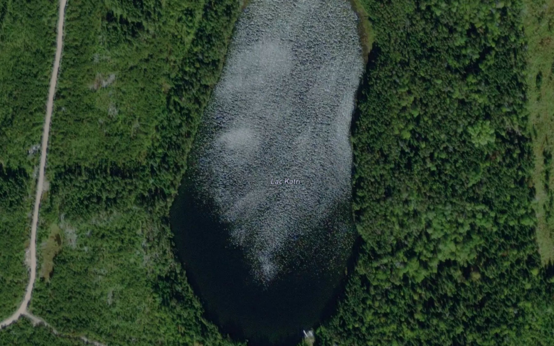 Satellite map of the Lac Katri