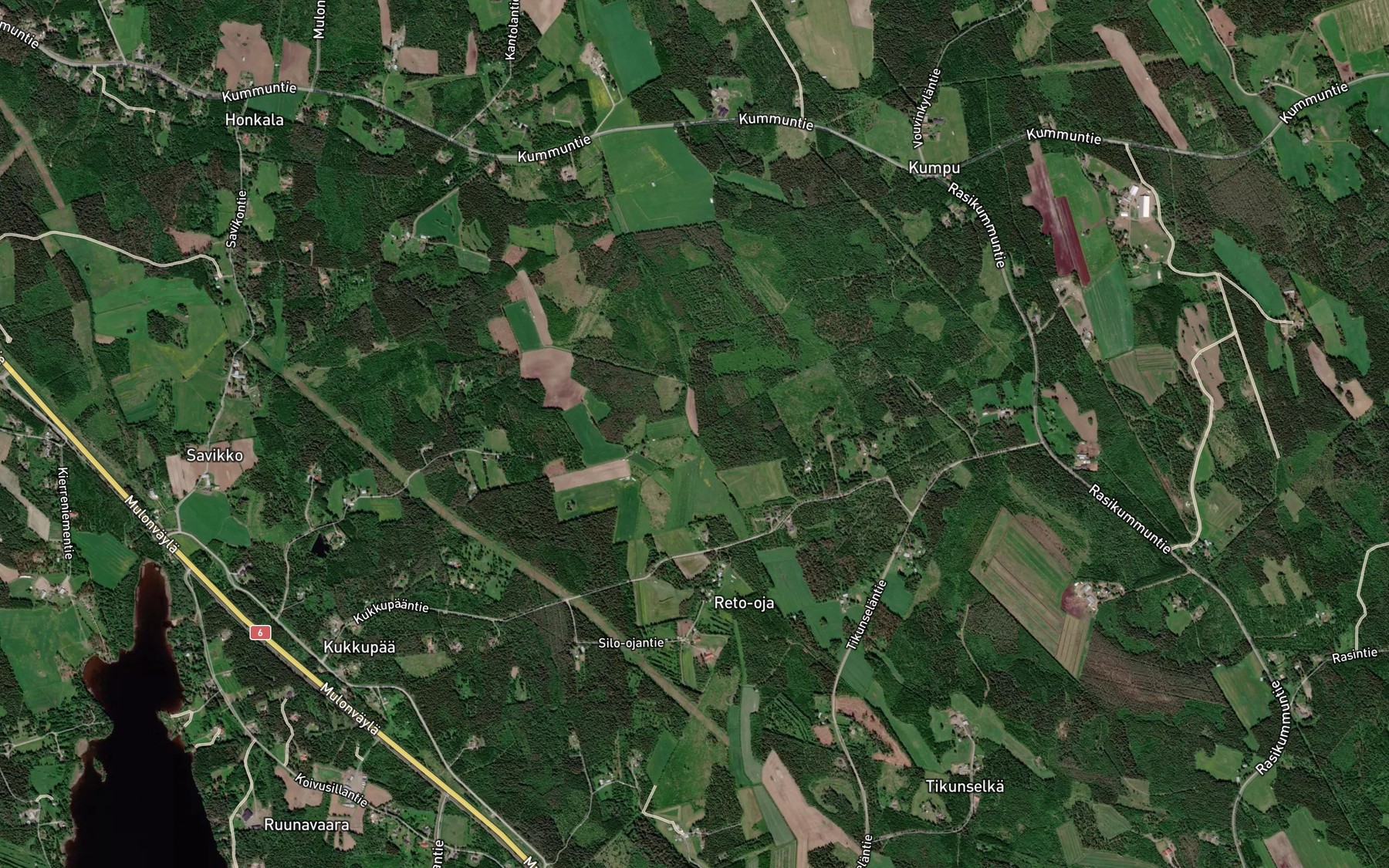 Satellite map of the Silolanpuro