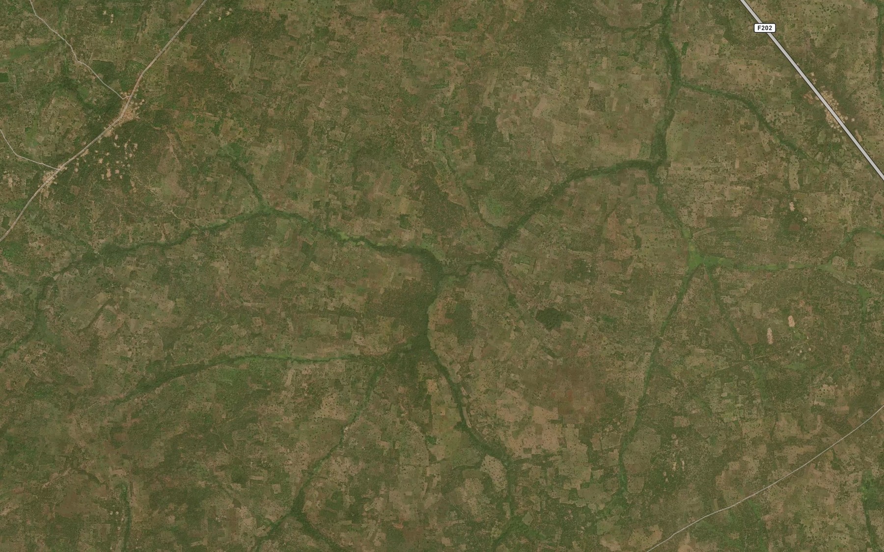 Satellite map of the River Ebu