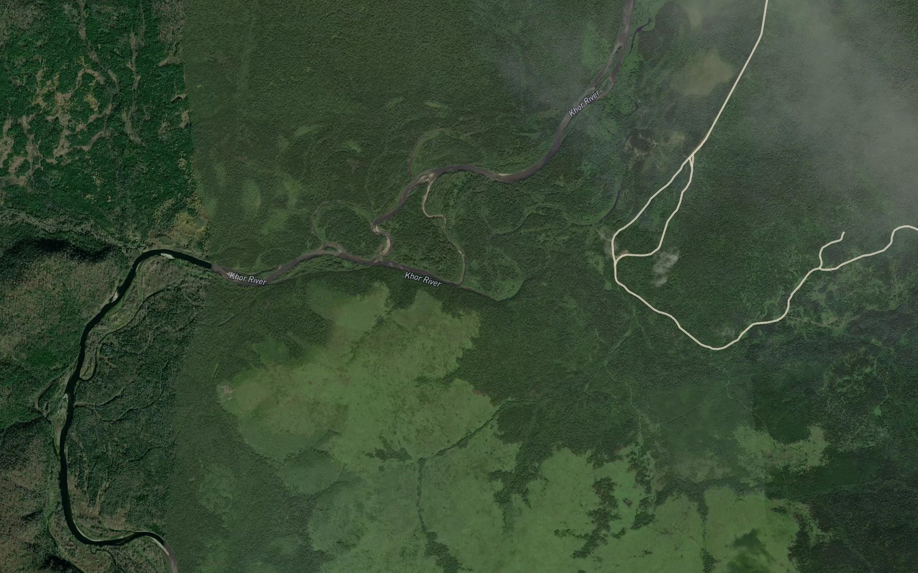 Satellite map of the Ambuseni
