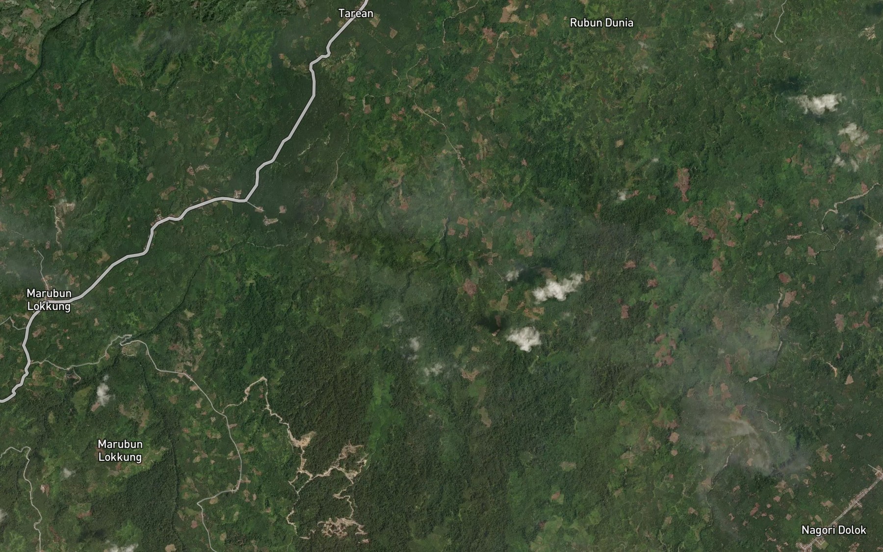 Satellite map of the Bah Brutam