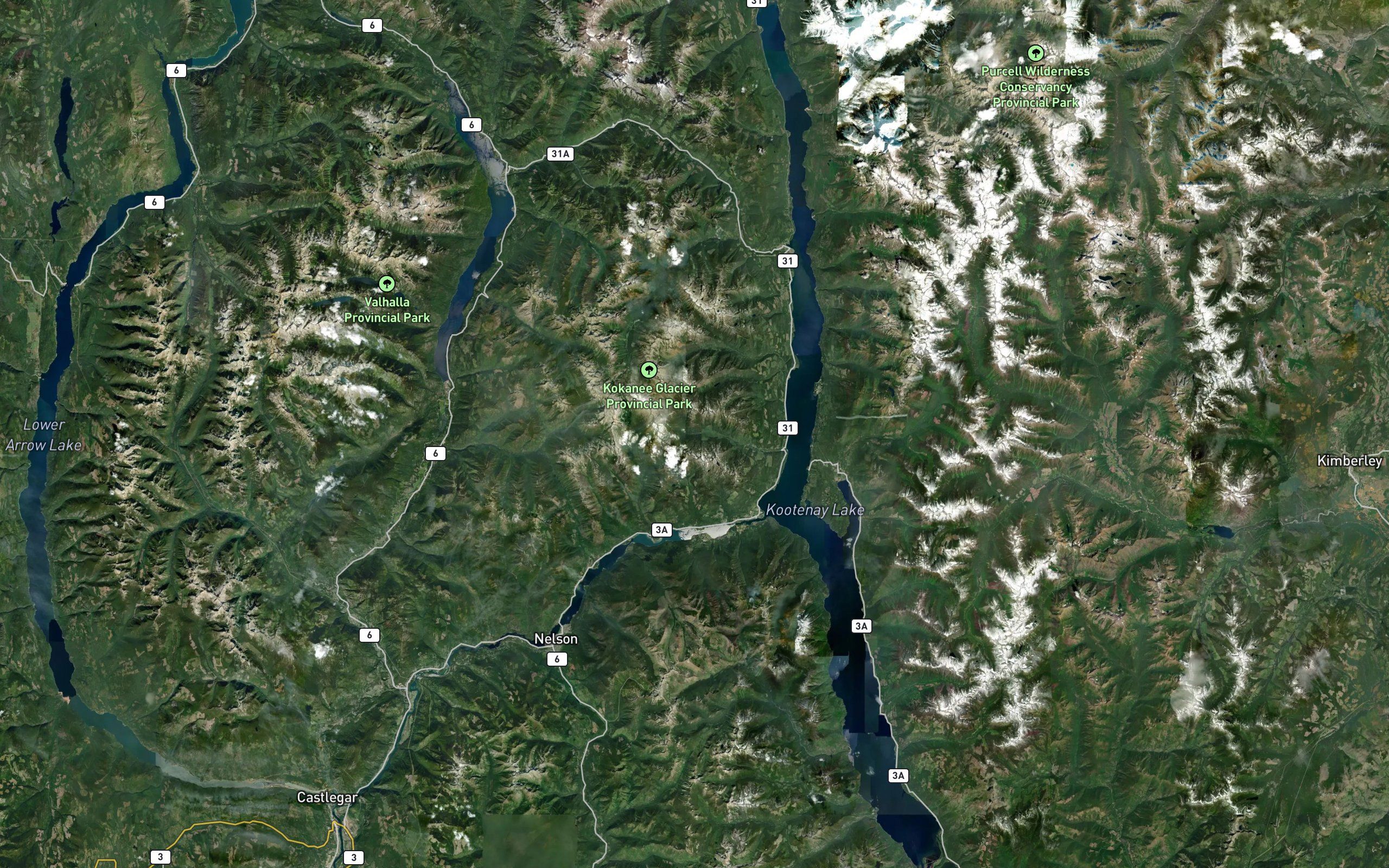 East Branch of Kootenay River