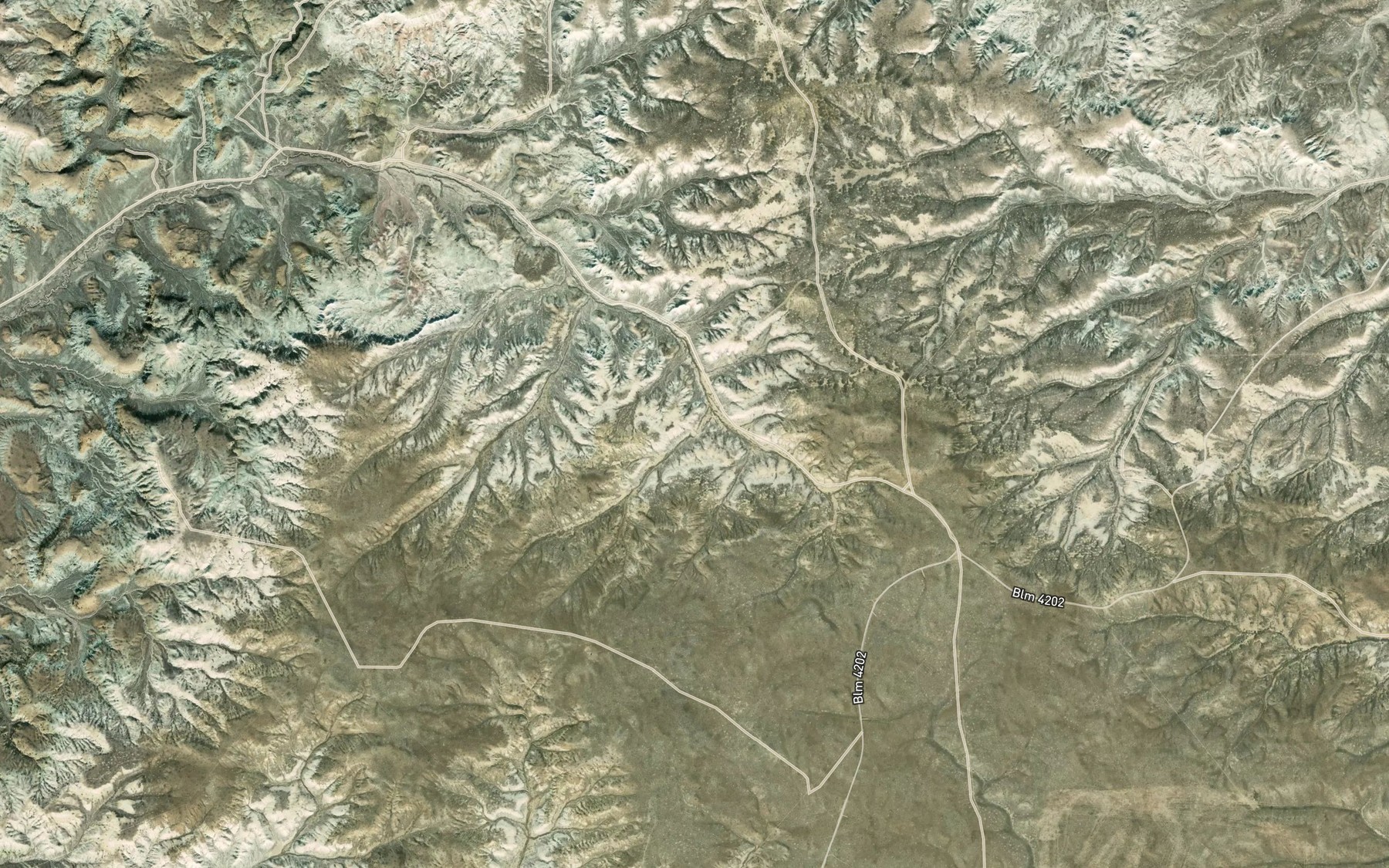 Satellite map of the Wardell Reservoir Number 6