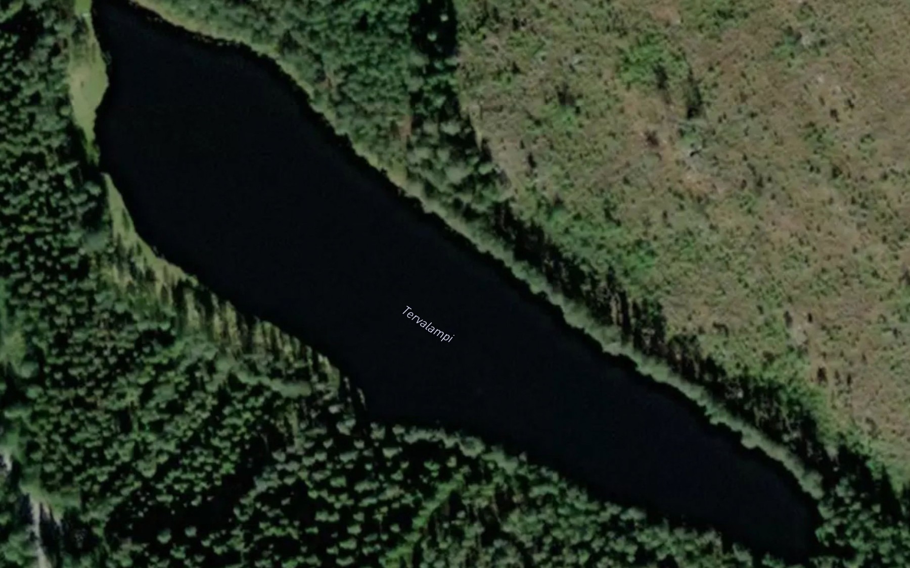 Satellite map of the Tervalampi