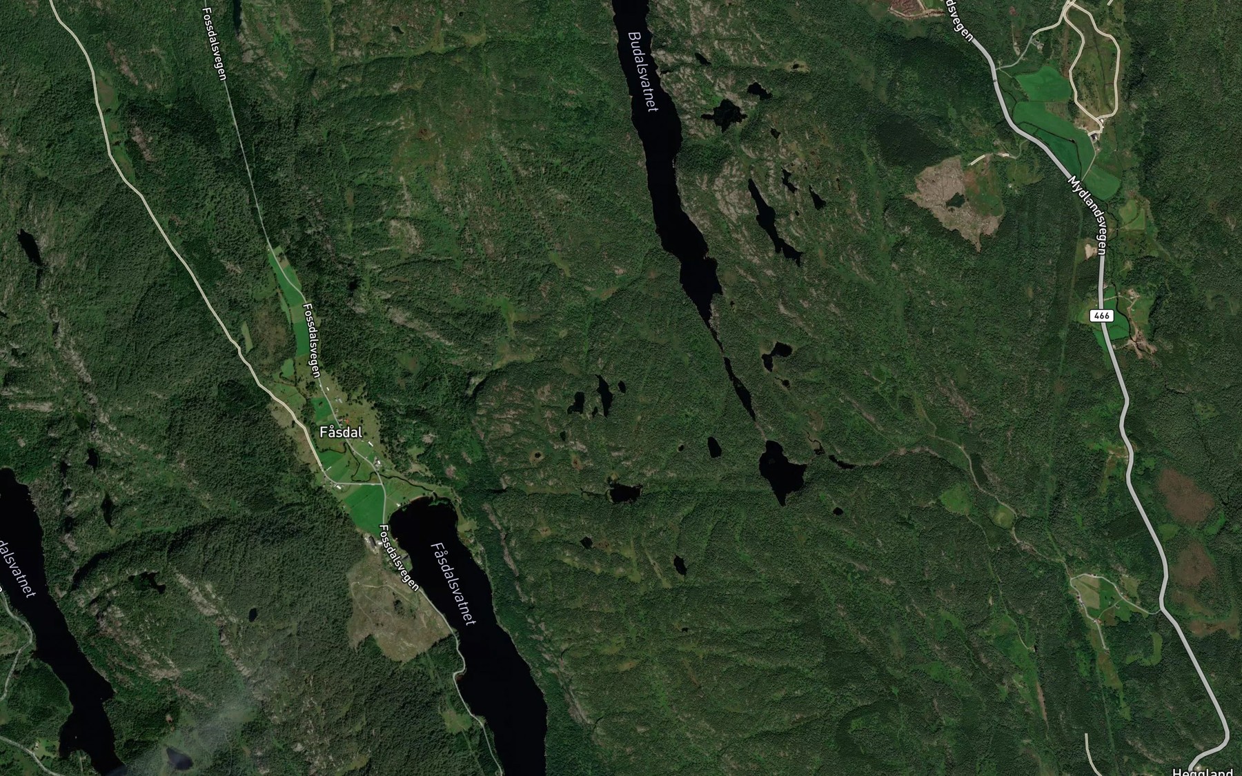 Satellite map of the Fisketjodn