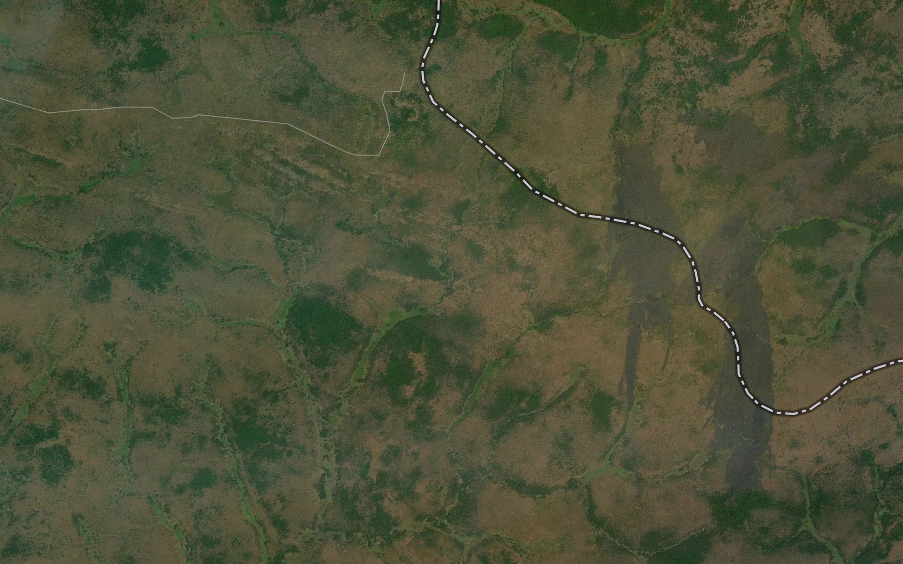 Satellite map of the Zorombe