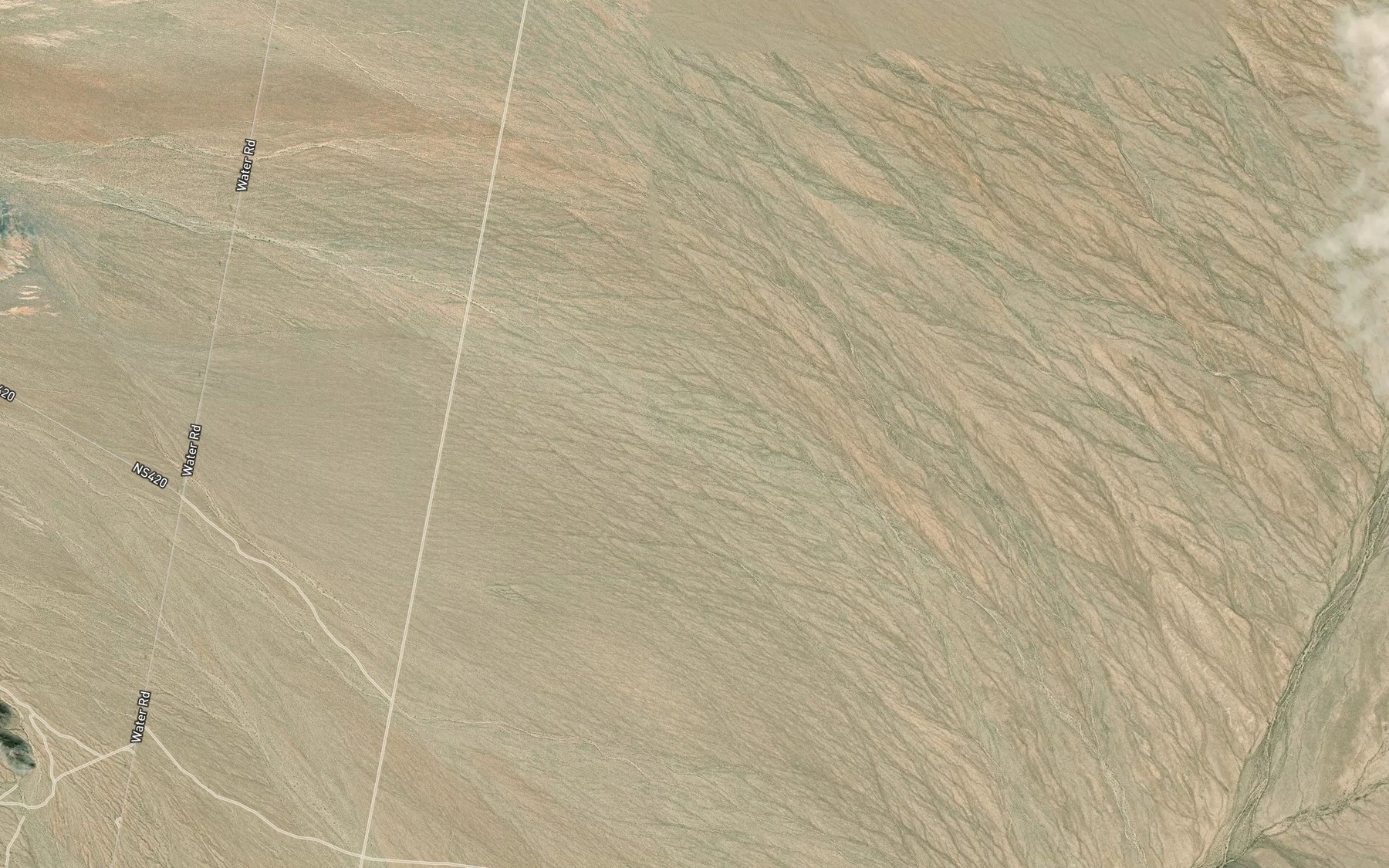 Satellite map of the Sunflower Wash