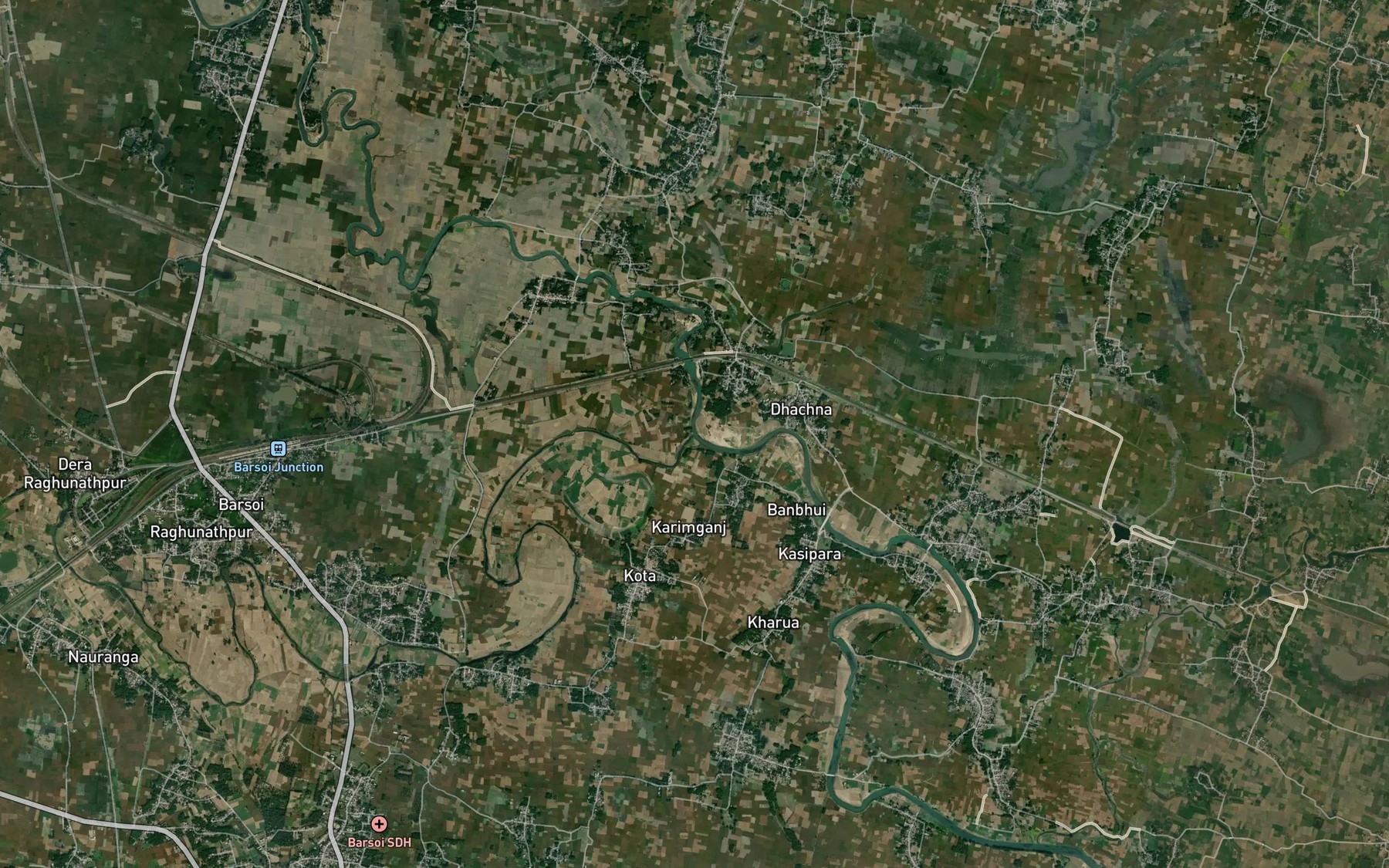 Satellite map of the Ghorda Dhar