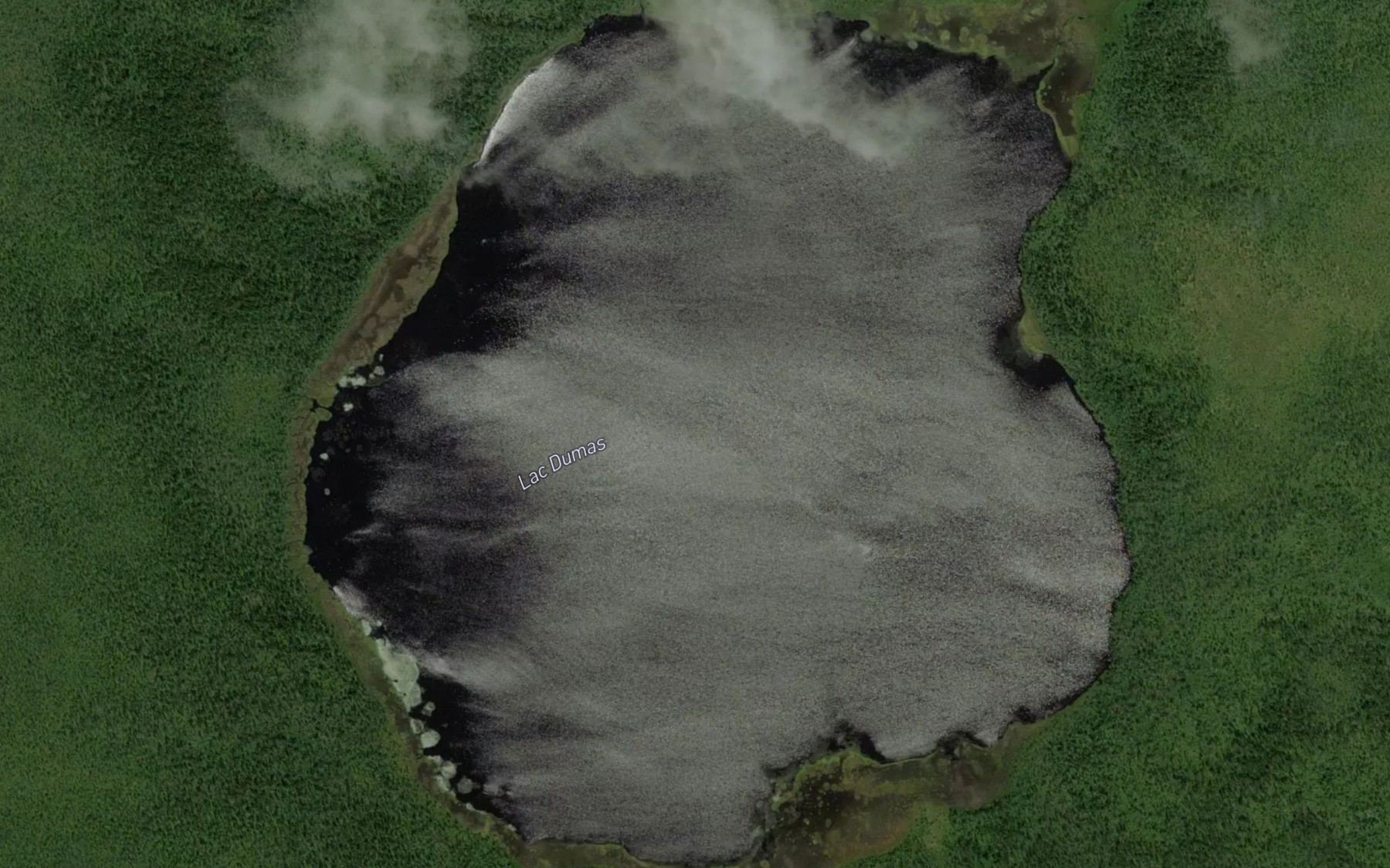 Satellite map of the Lac Dumas