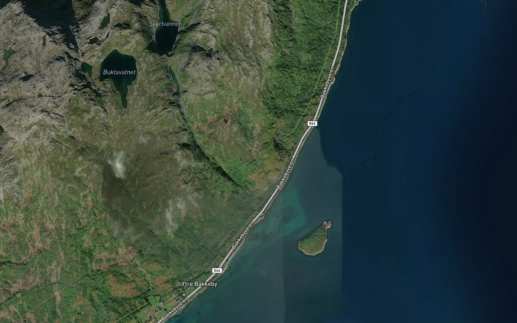 Satellite map of the Cahcajohka